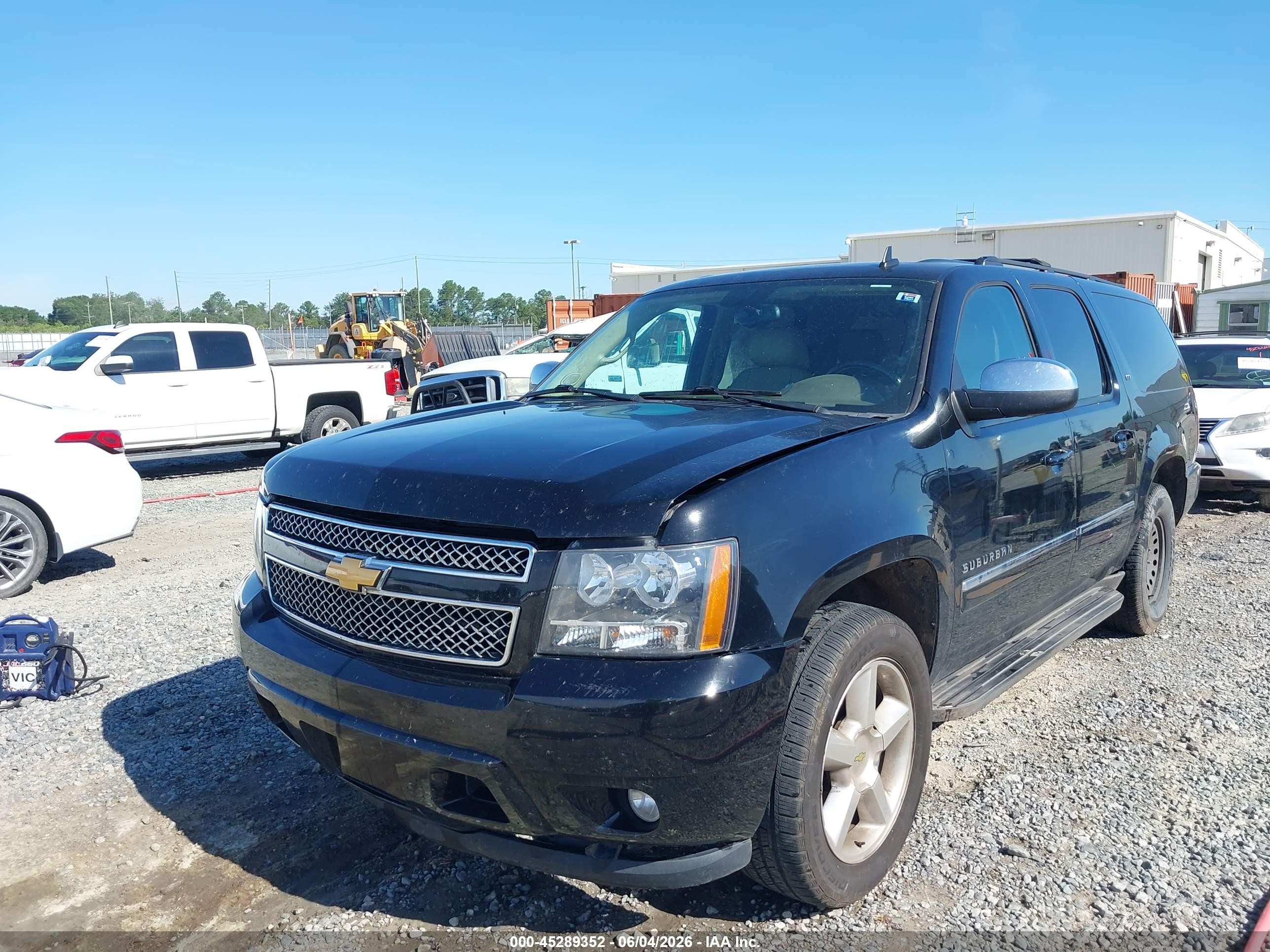 2013 Chevrolet Suburban 1500 Ltz Black vin: 1GNSCKE09DR106749