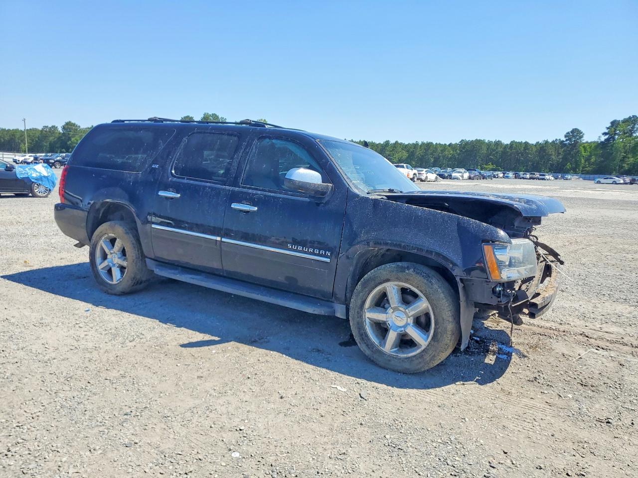 2014 Chevrolet Suburban C1500 Ltz Black vin: 1GNSCKE09ER161266