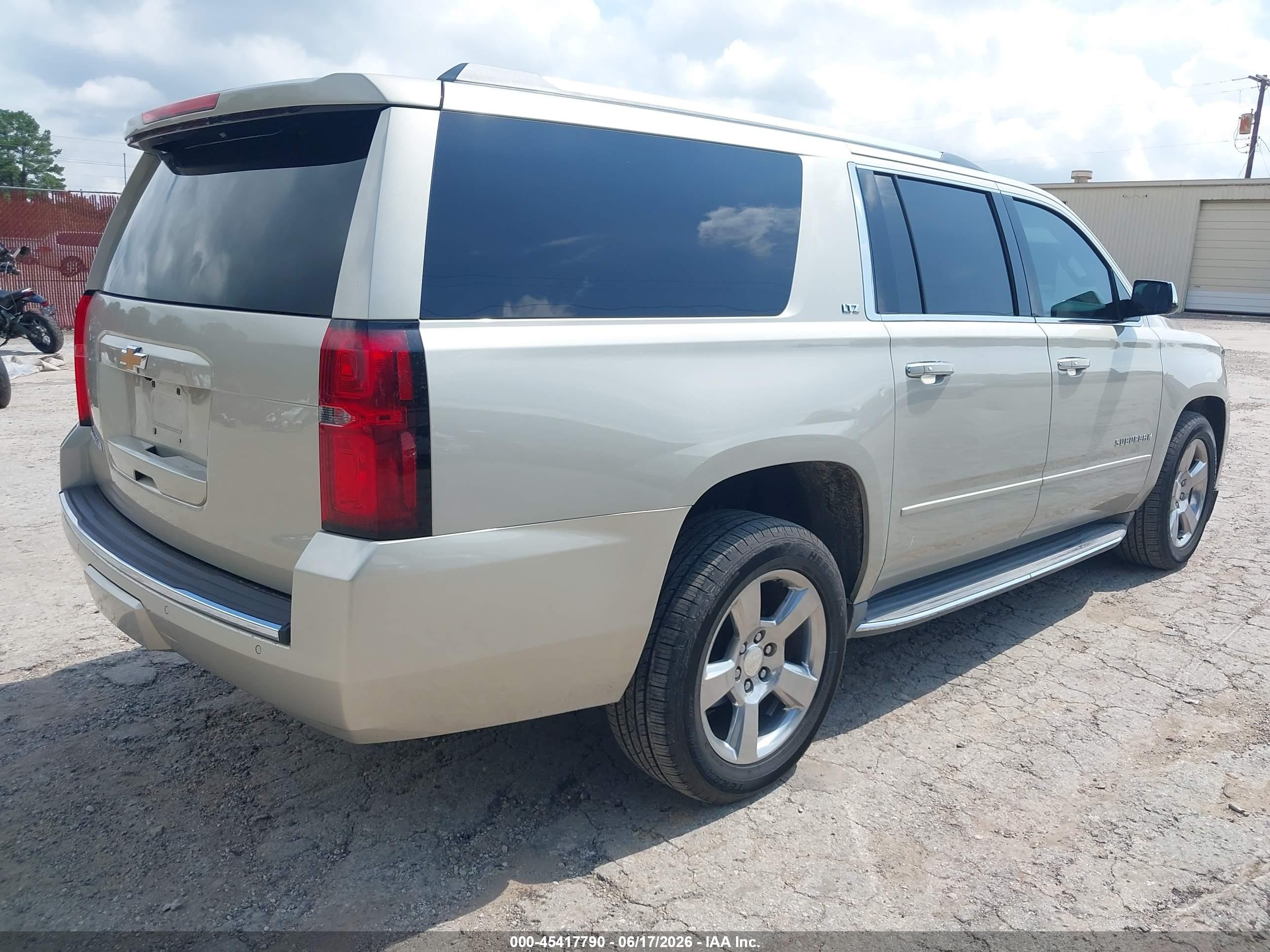 2015 Chevrolet Suburban Ltz Beige vin: 1GNSCKKC0FR156988