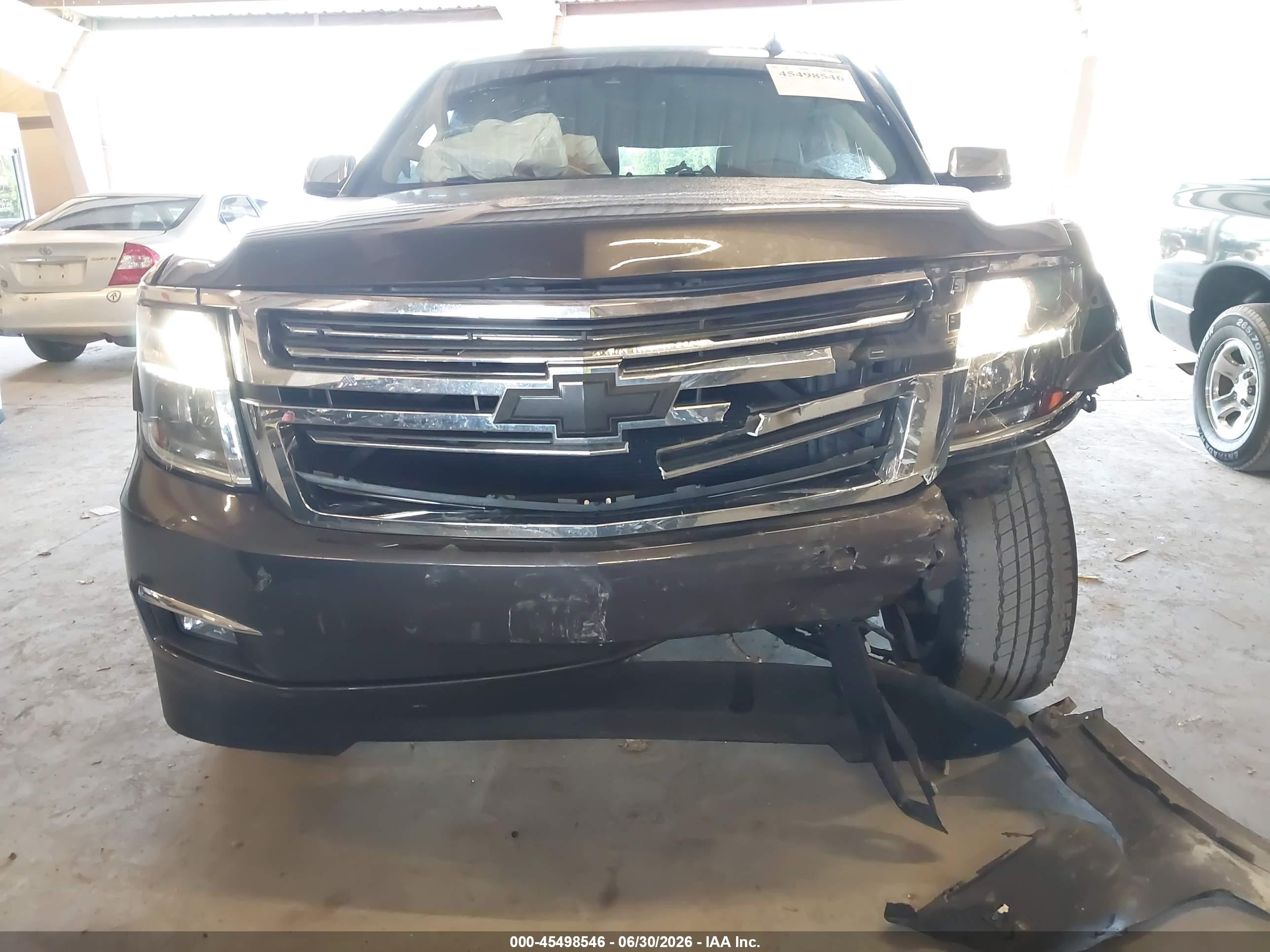 2015 Chevrolet Suburban Ltz Gray vin: 1GNSCKKC0FR715472