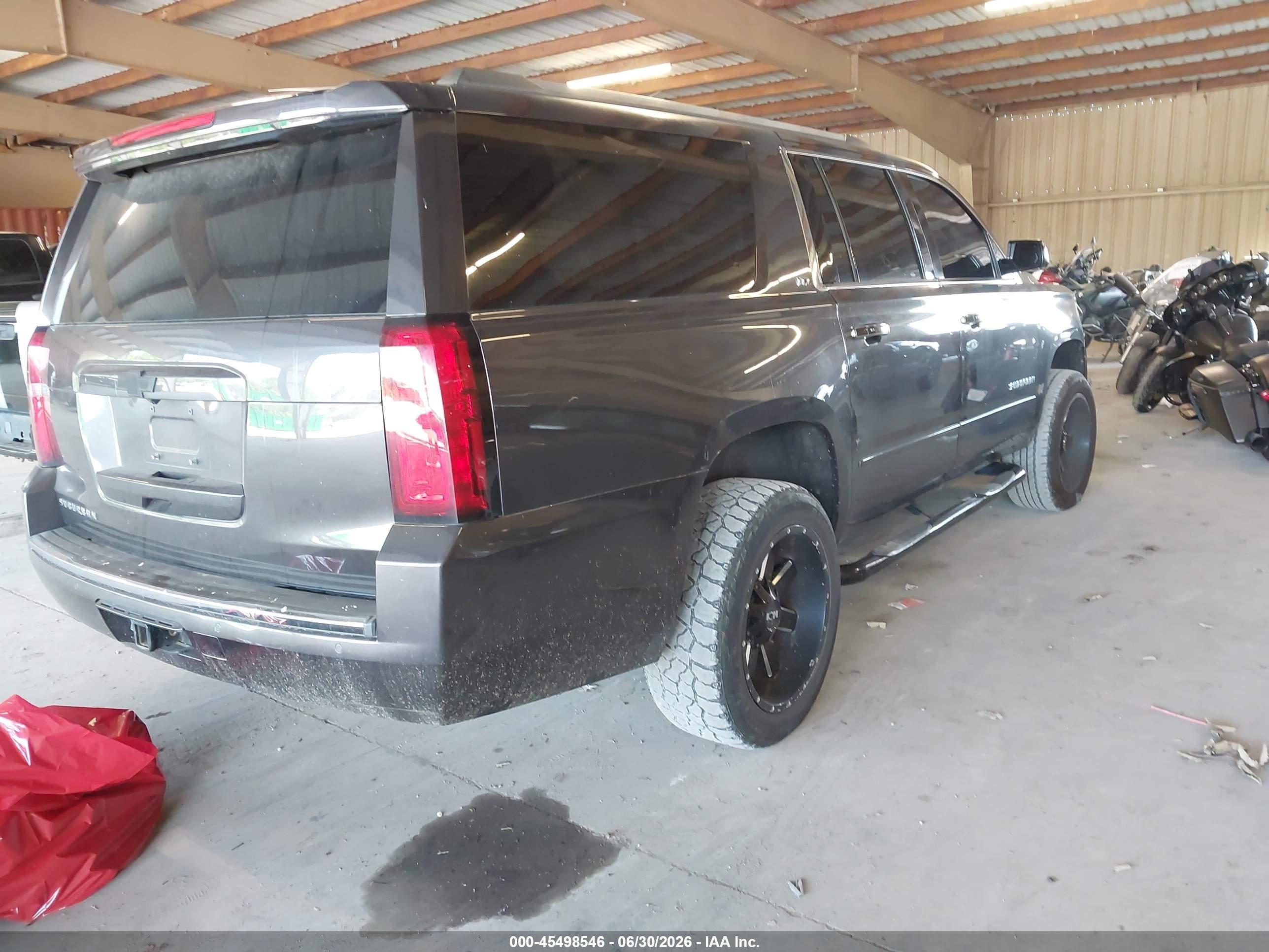 2015 Chevrolet Suburban Ltz Gray vin: 1GNSCKKC0FR715472