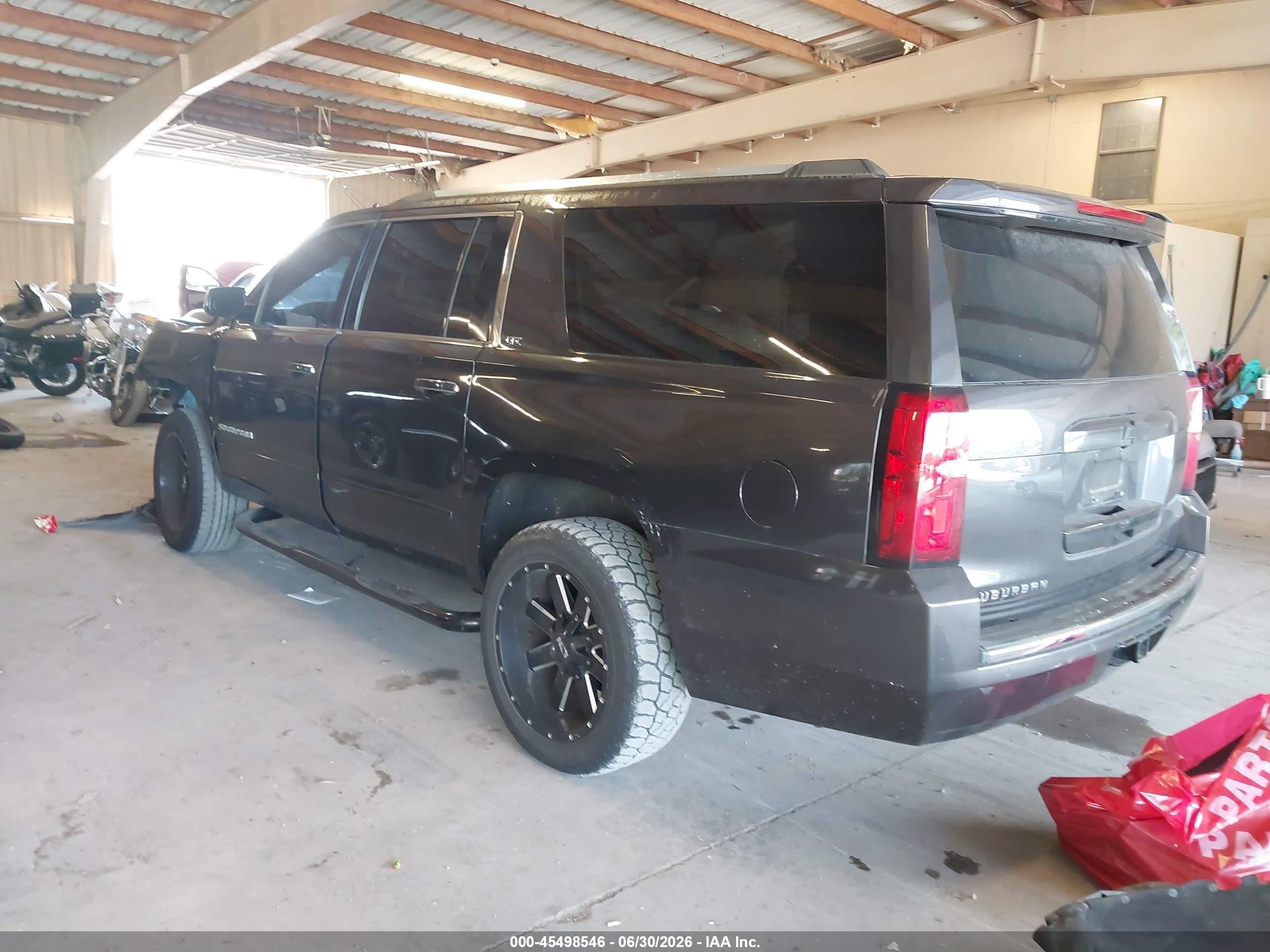 2015 Chevrolet Suburban Ltz Gray vin: 1GNSCKKC0FR715472