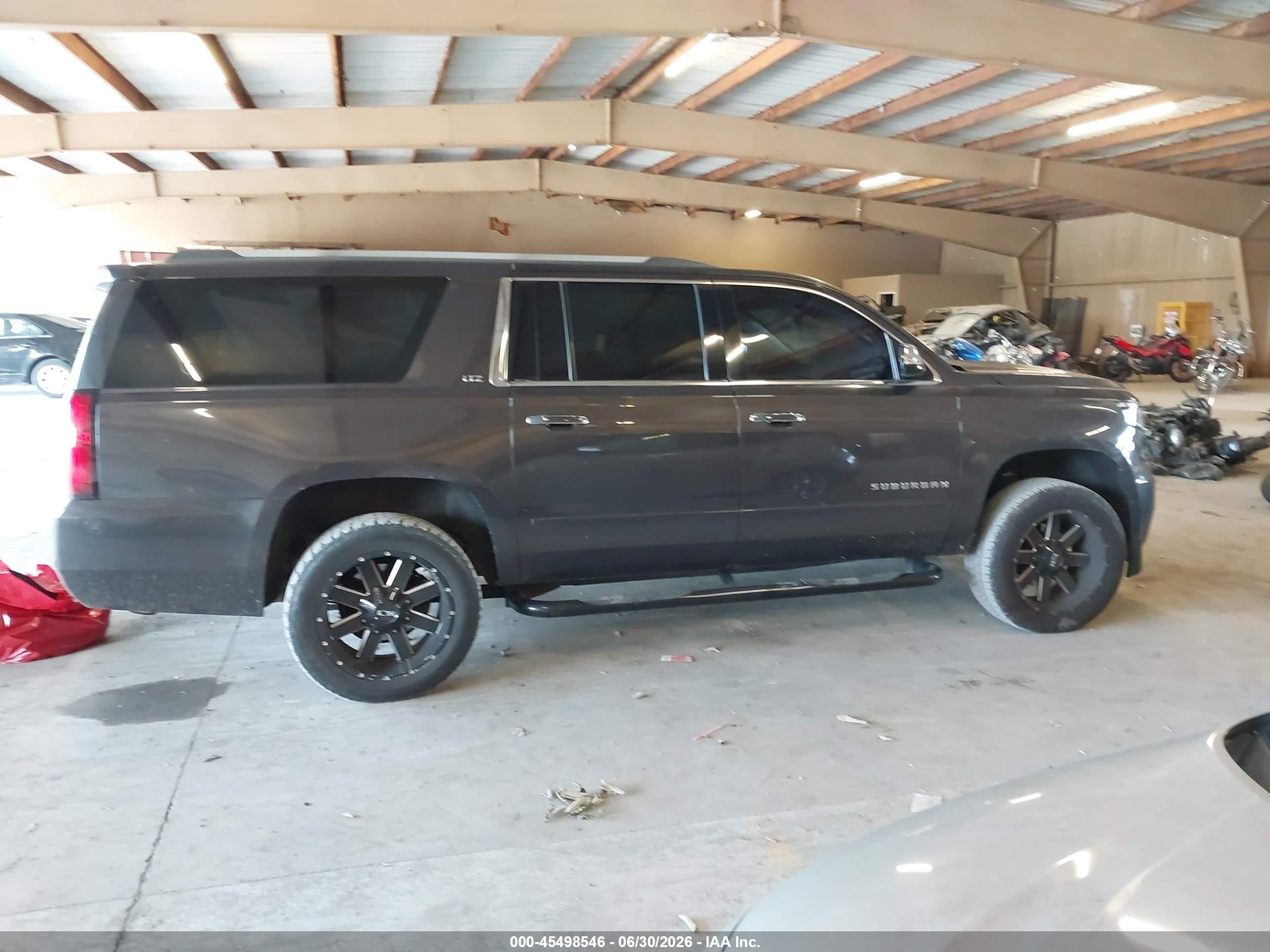 2015 Chevrolet Suburban Ltz Gray vin: 1GNSCKKC0FR715472