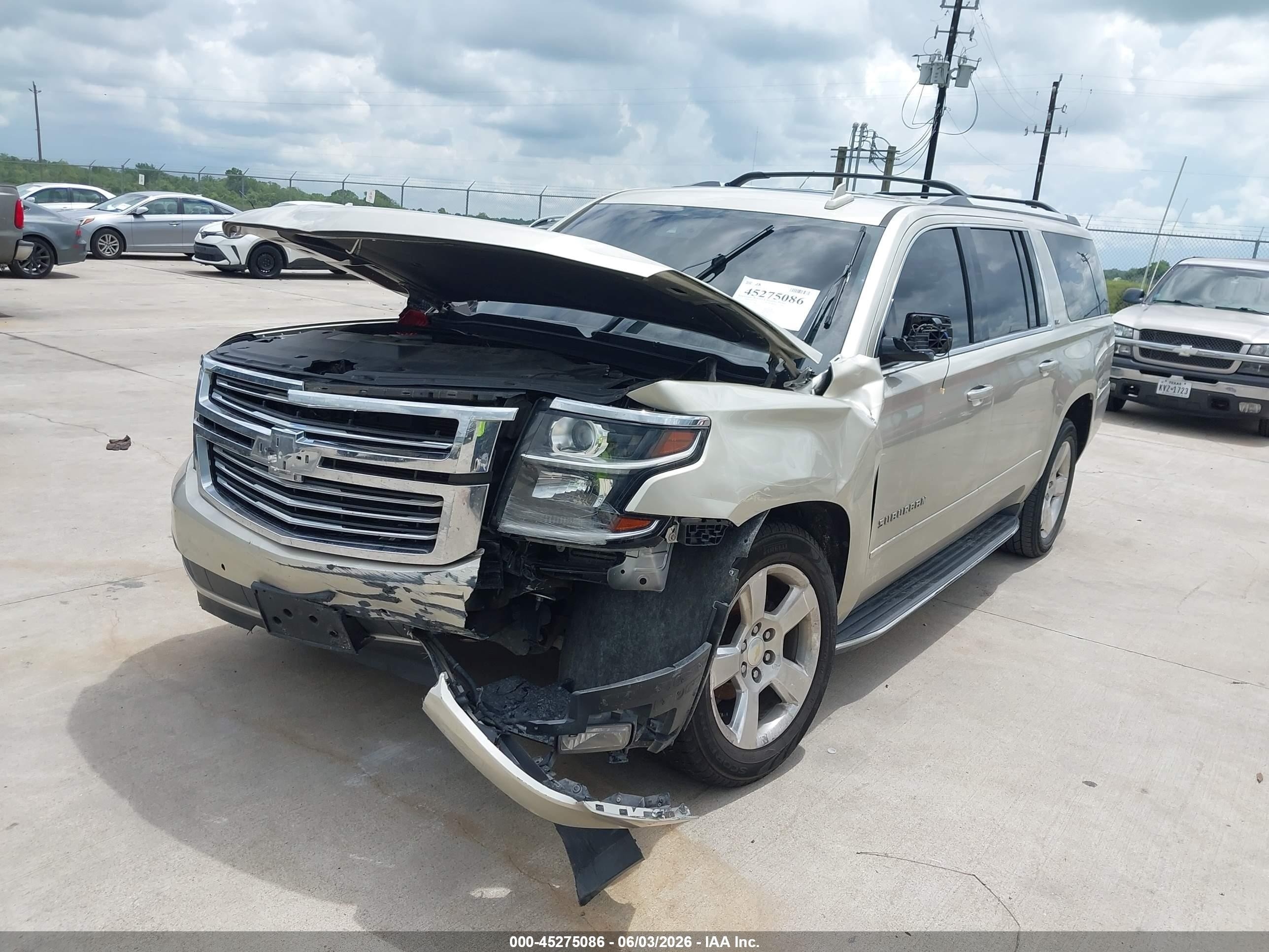 2015 Chevrolet Suburban 1500 Ltz Black vin: 1GNSCKKC1FR671188