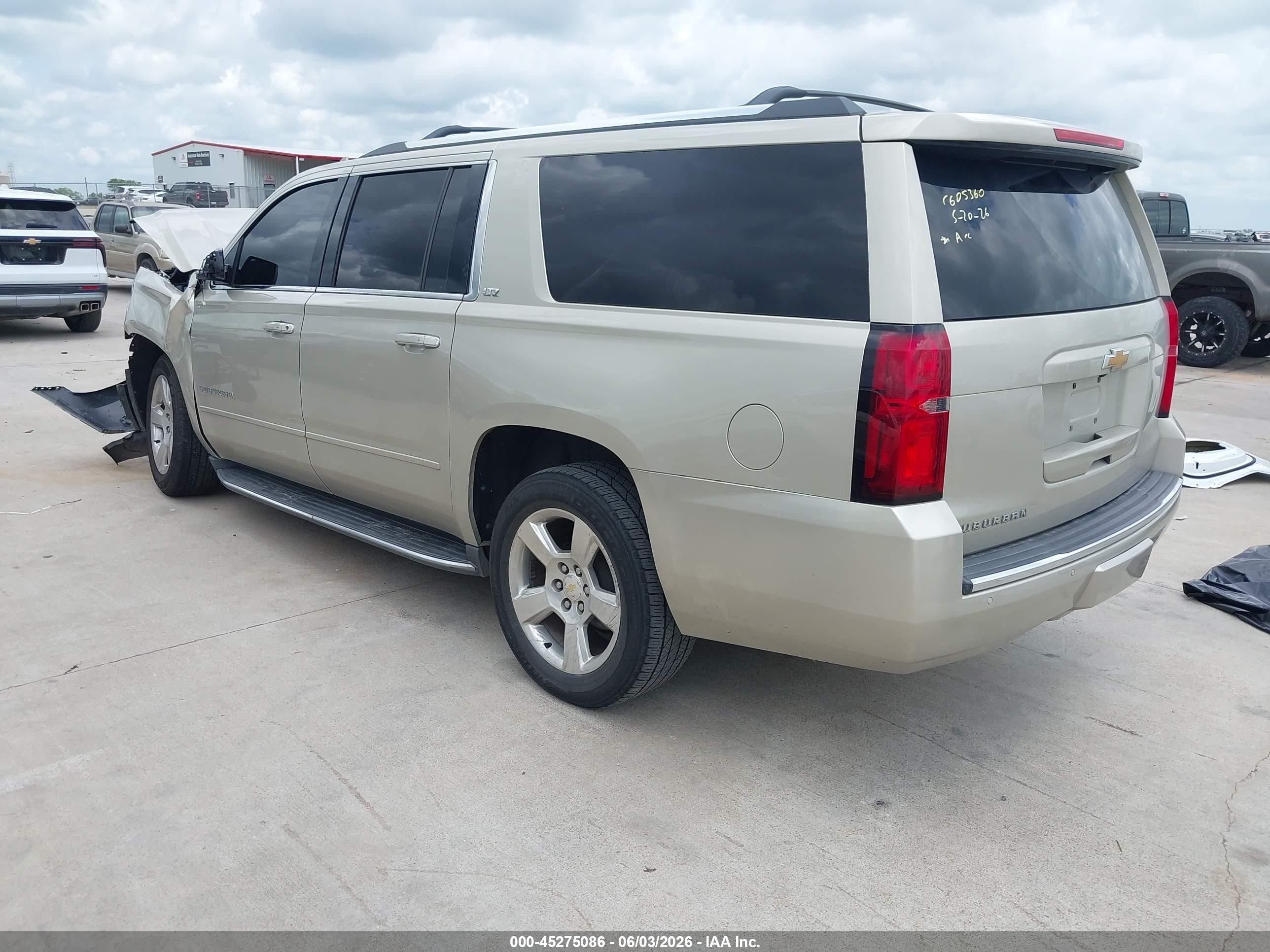 2015 Chevrolet Suburban 1500 Ltz Black vin: 1GNSCKKC1FR671188