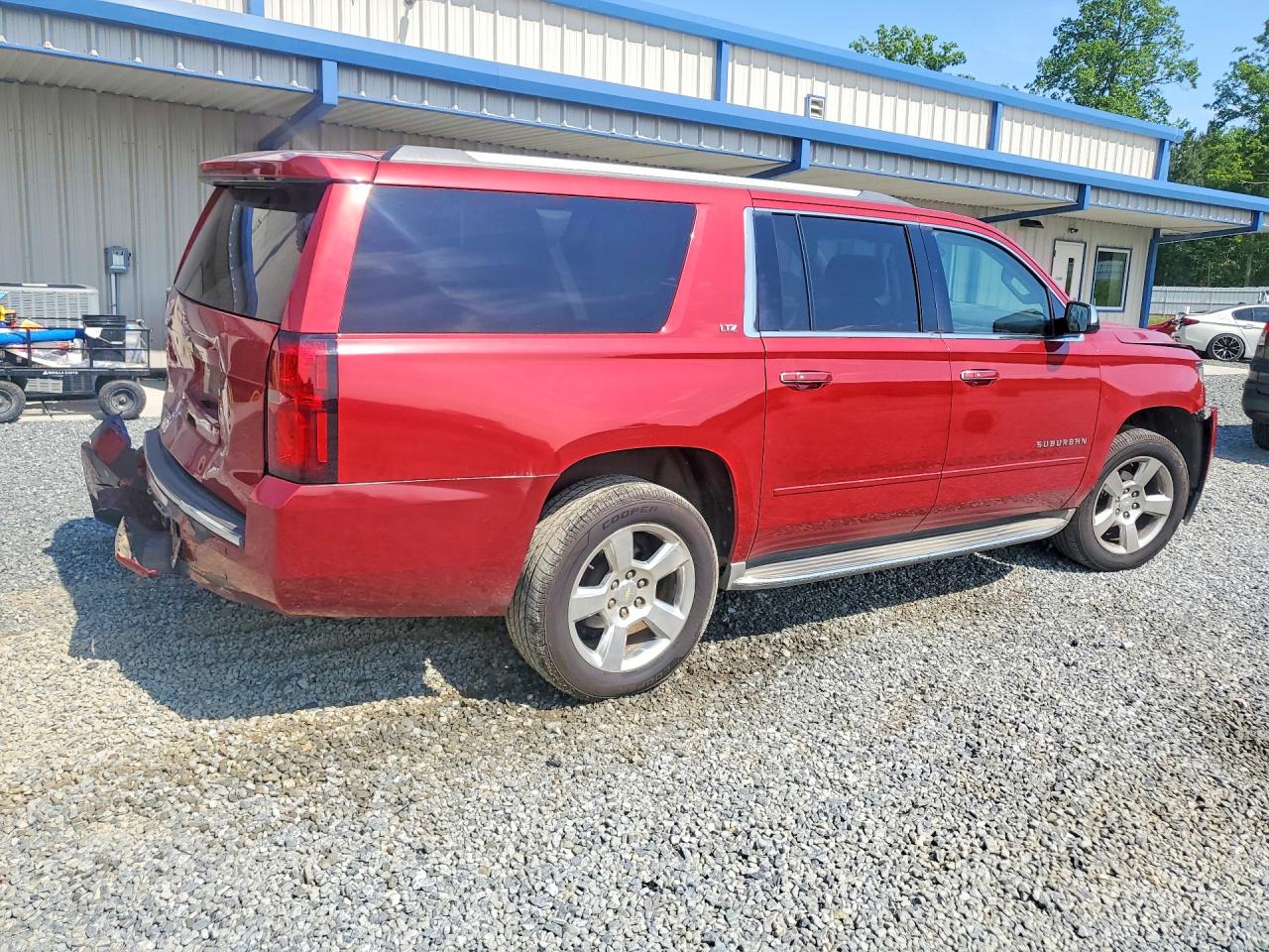 2015 Chevrolet Suburban C1500 Ltz Burgundy vin: 1GNSCKKC4FR606268