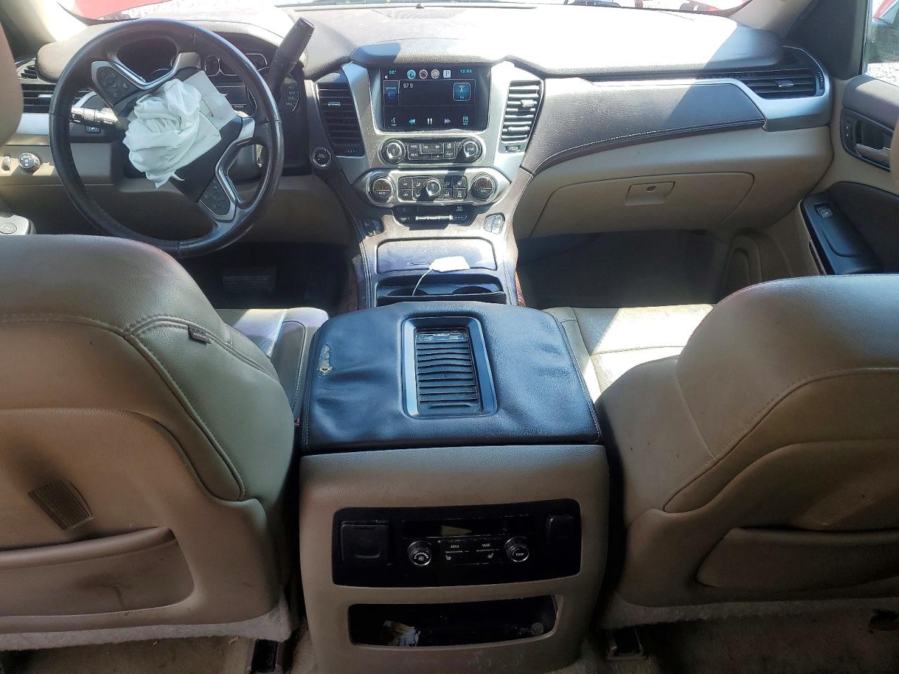 2015 Chevrolet Suburban C1500 Ltz Burgundy vin: 1GNSCKKC4FR606268