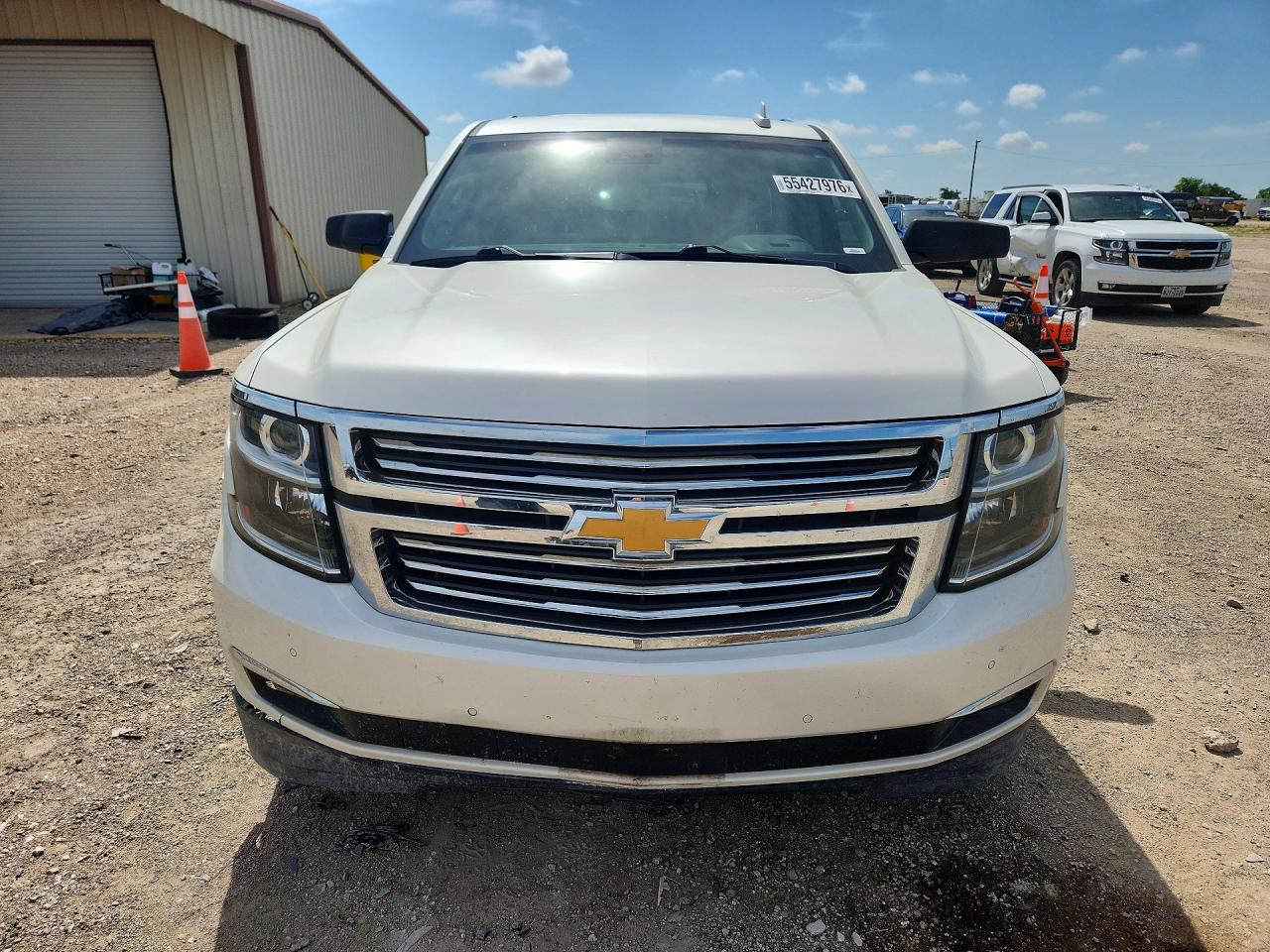 2015 Chevrolet Suburban C1500 Ltz White vin: 1GNSCKKC5FR629042