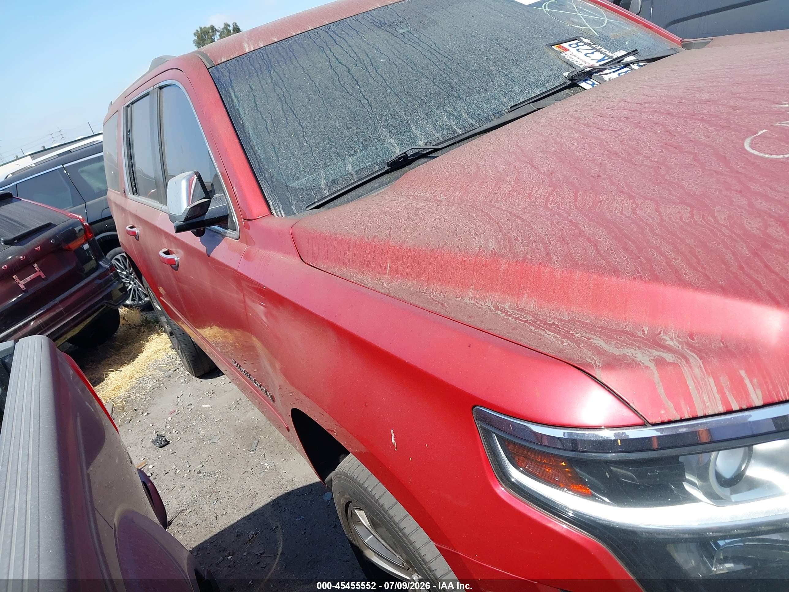 2015 Chevrolet Suburban Ltz Red vin: 1GNSCKKC6FR254388