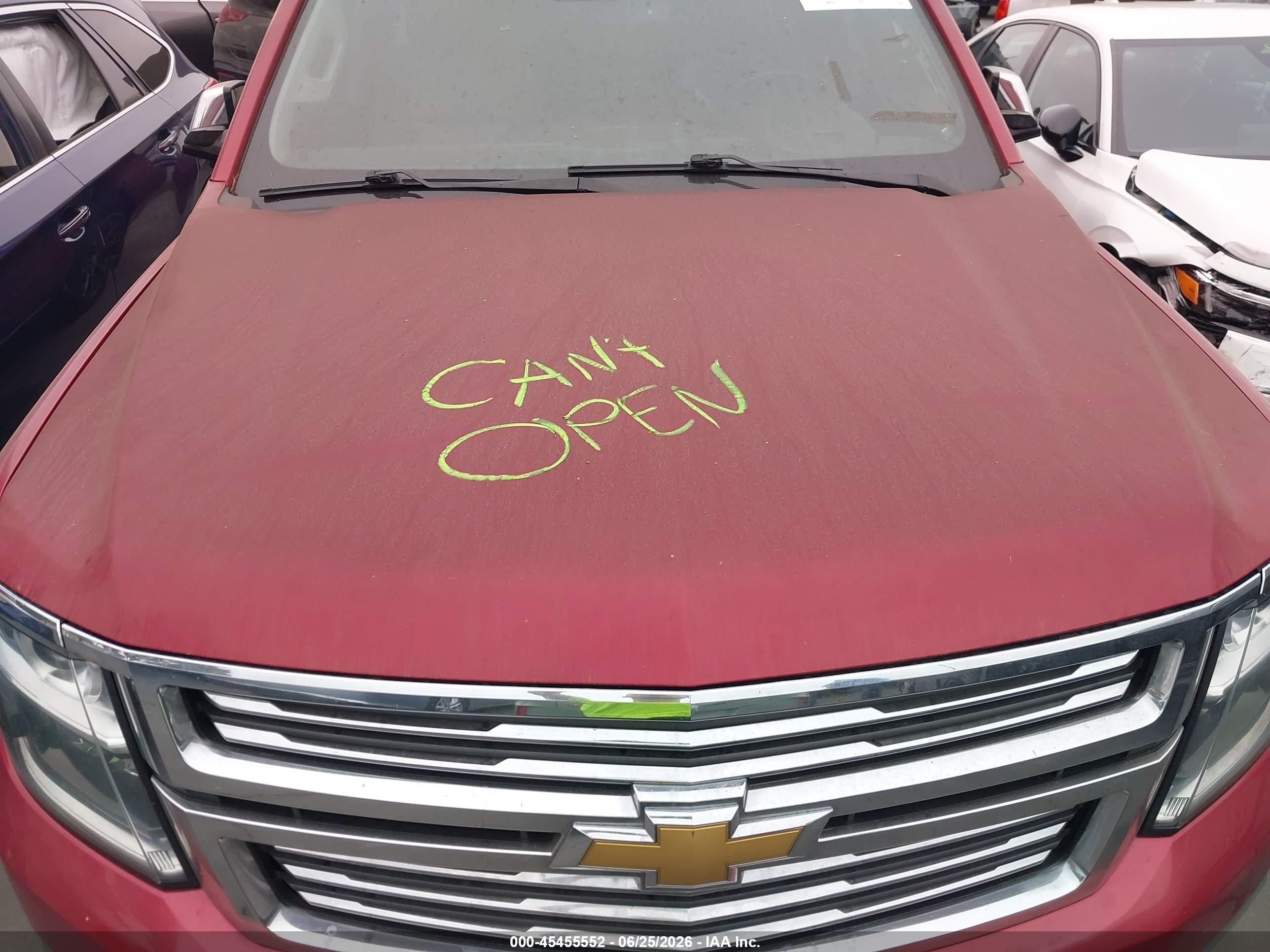 2015 Chevrolet Suburban Ltz Red vin: 1GNSCKKC6FR254388