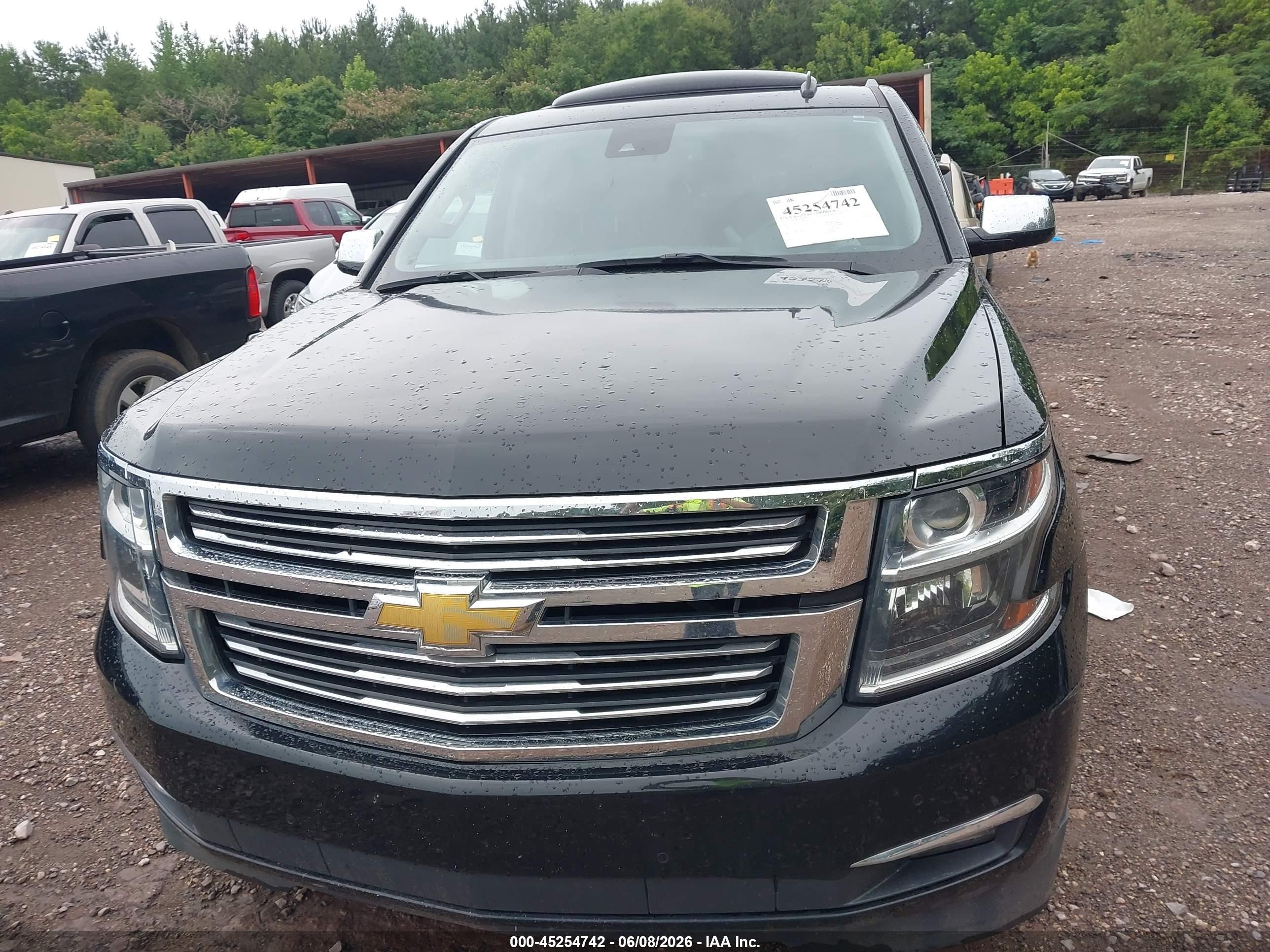 2015 Chevrolet Suburban 1500 Ltz Black vin: 1GNSCKKC7FR116410