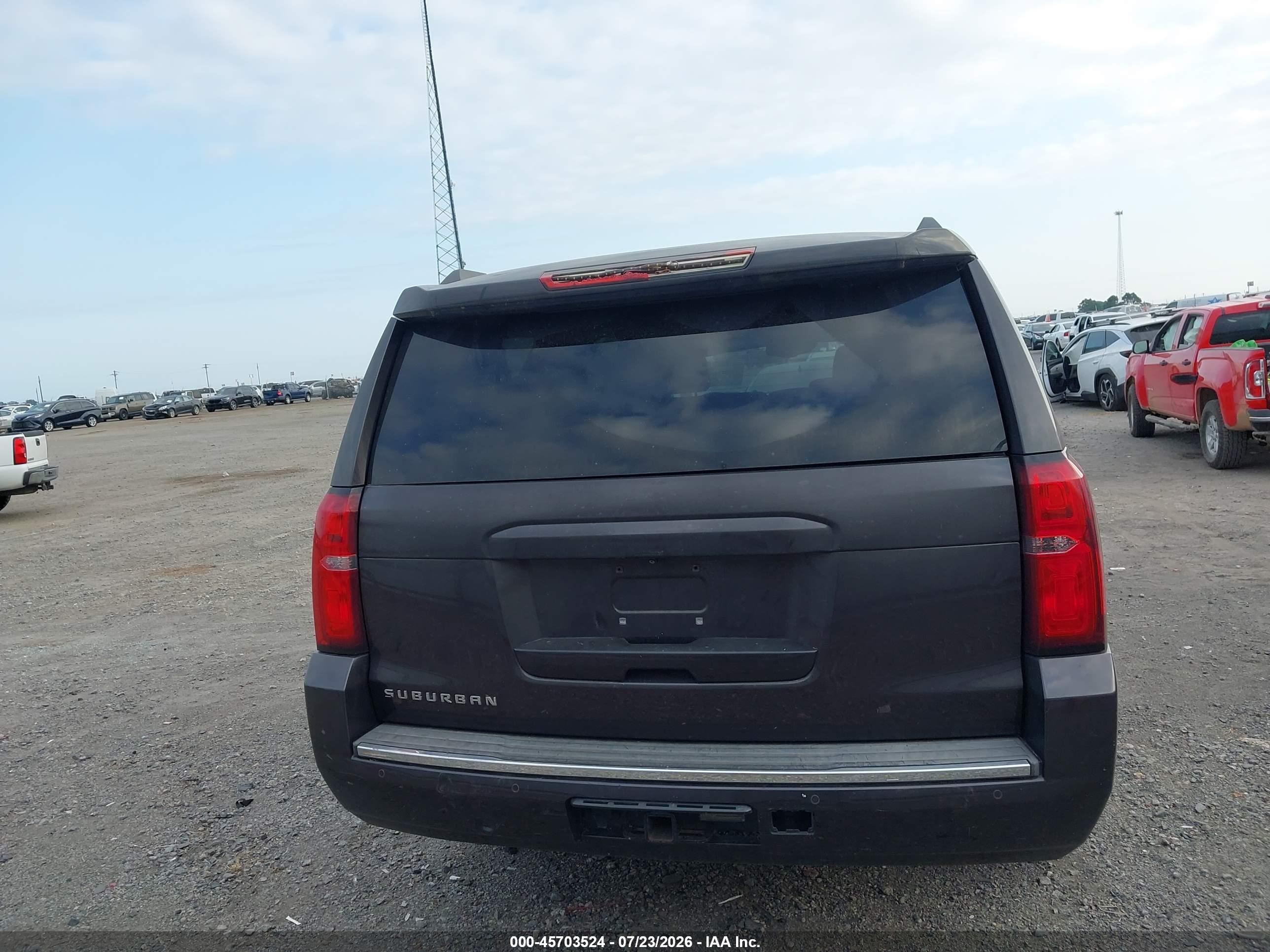 2015 Chevrolet Suburban 1500 Ltz Black vin: 1GNSCKKC9FR585224