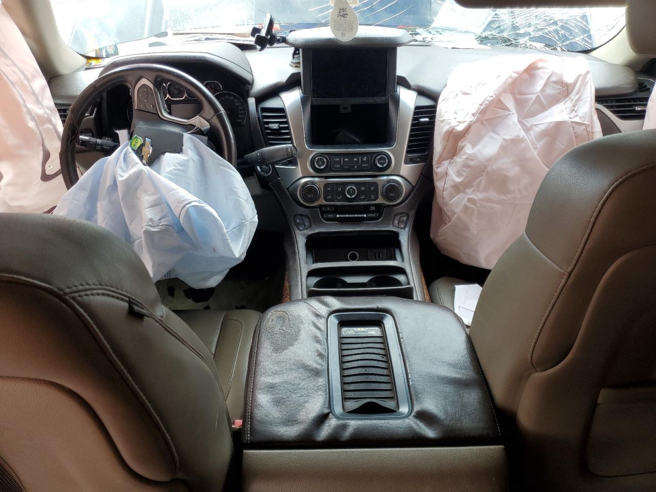 2015 Chevrolet Suburban C1500 Ltz Black vin: 1GNSCKKC9FR629433