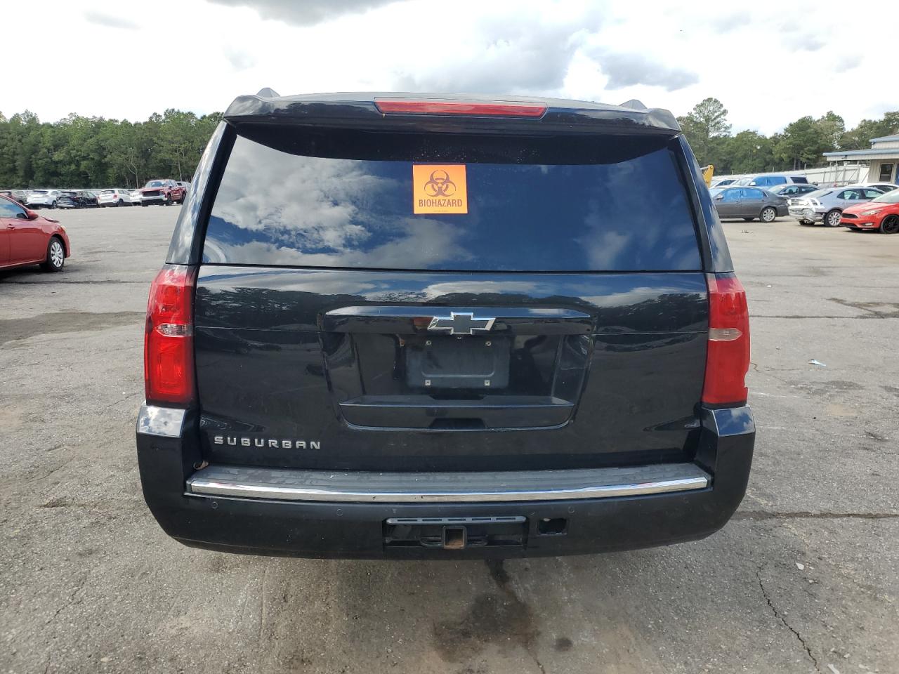 2015 Chevrolet Suburban C1500 Ltz Black vin: 1GNSCKKC9FR629433