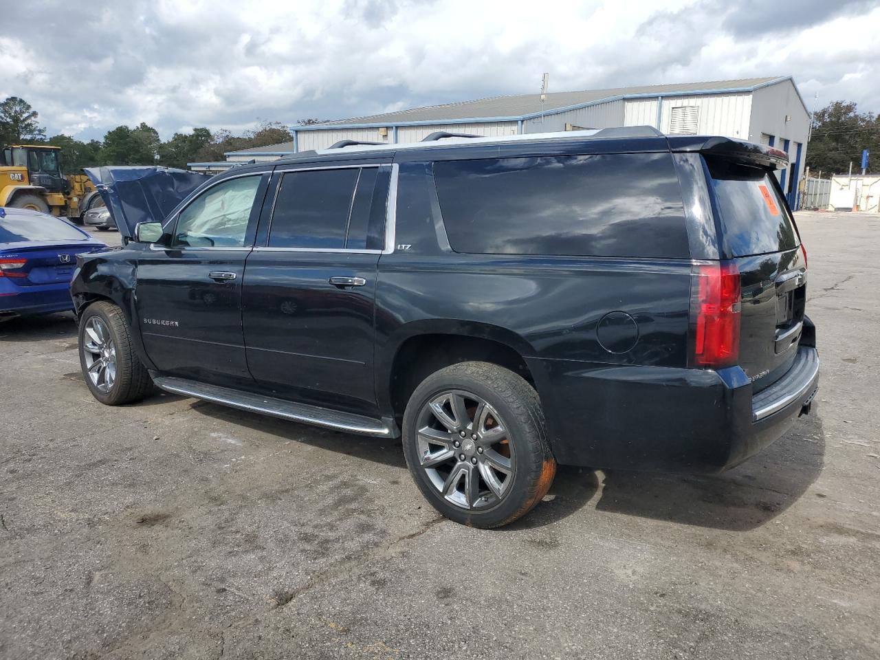 2015 Chevrolet Suburban C1500 Ltz Black vin: 1GNSCKKC9FR629433