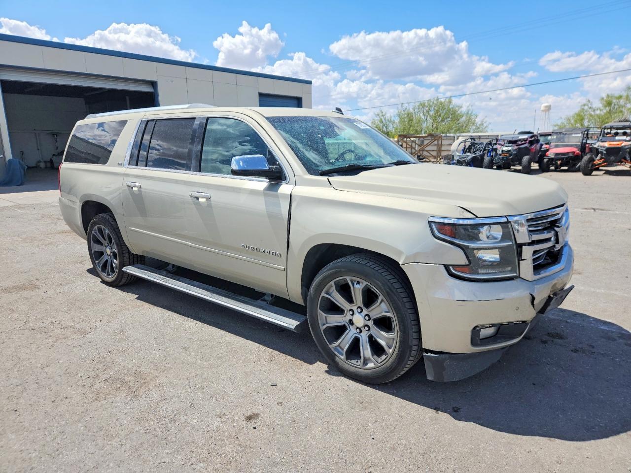2015 Chevrolet Suburban C1500 Ltz Tan vin: 1GNSCKKCXFR125022
