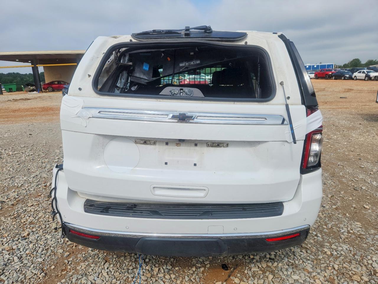 2023 Chevrolet Tahoe C1500 White vin: 1GNSCLED7PR429694
