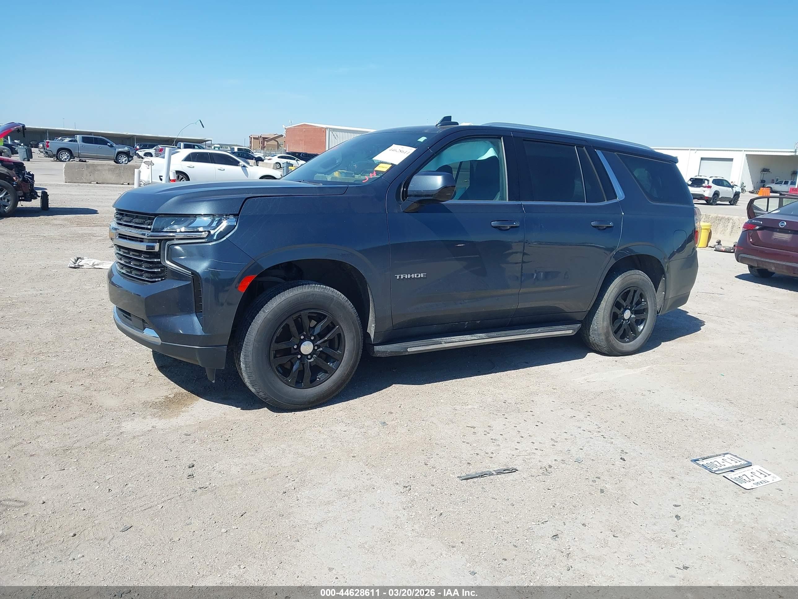 2021 Chevrolet Tahoe 2wd Lt Серый vin: 1GNSCNKD1MR266701
