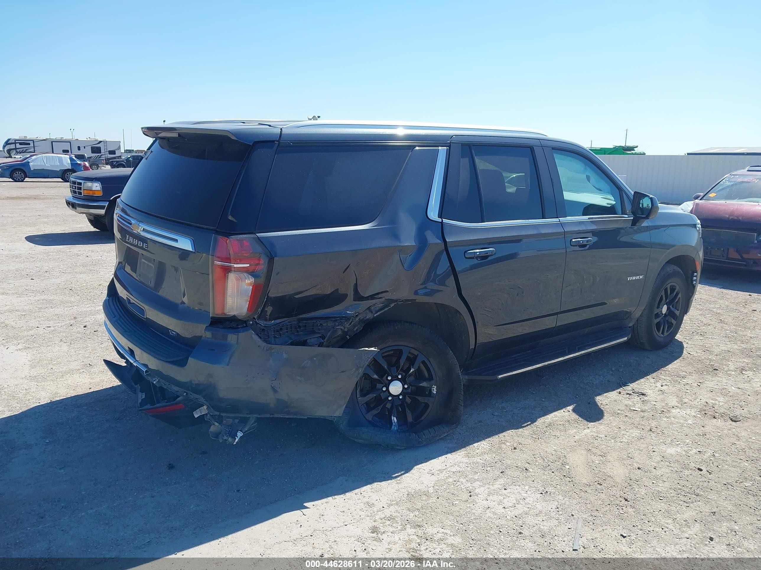 2021 Chevrolet Tahoe 2wd Lt Серый vin: 1GNSCNKD1MR266701