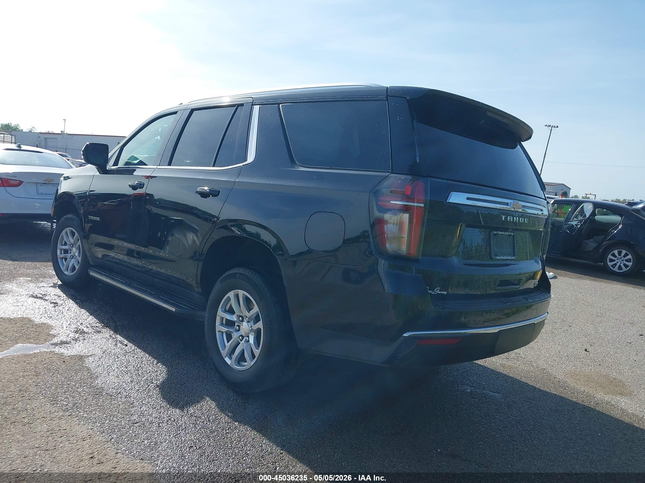 2023 Chevrolet Tahoe 2wd Lt Black vin: 1GNSCNKD3PR412715