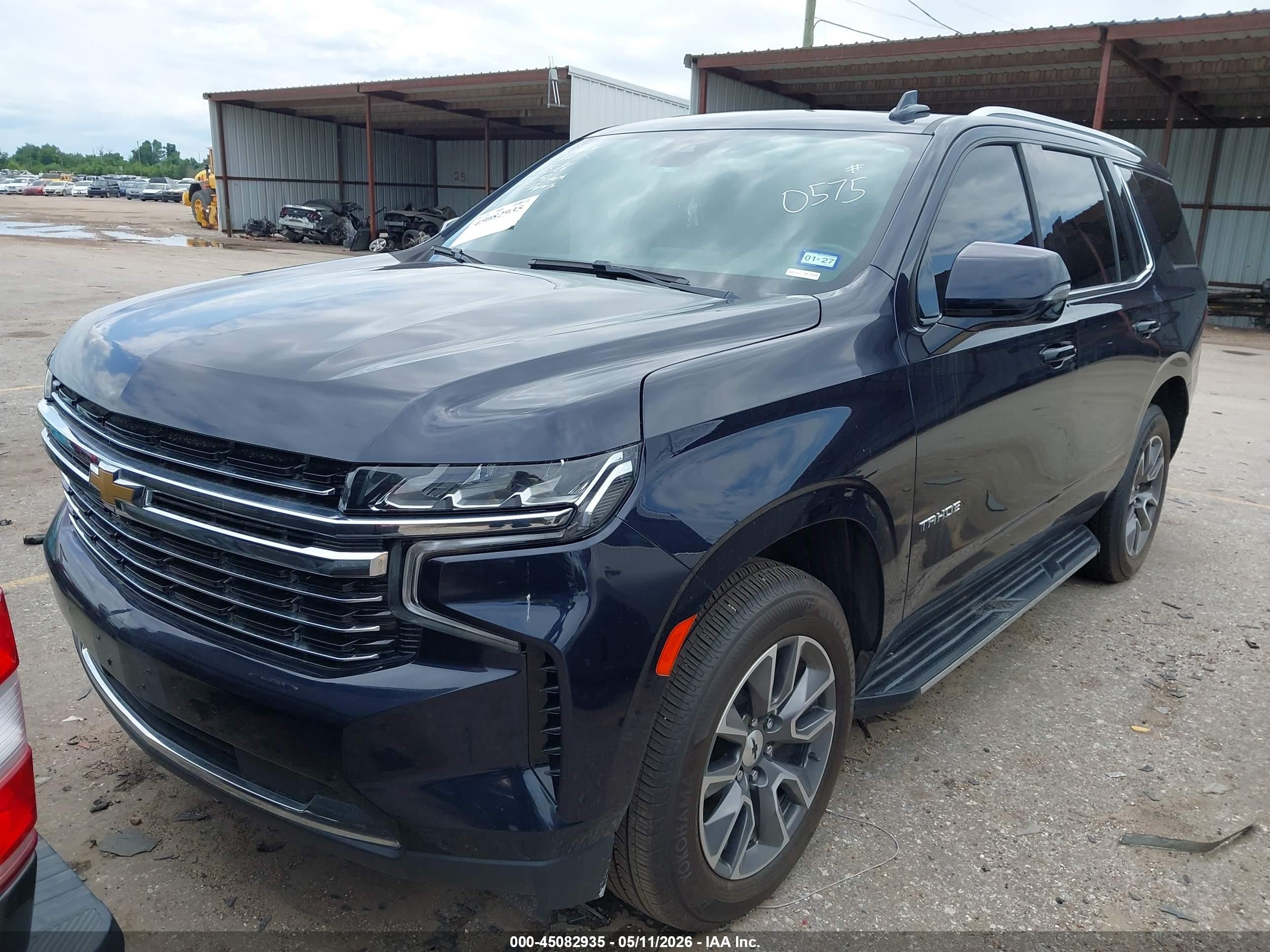 2023 Chevrolet Tahoe 2wd Lt Dark Blue vin: 1GNSCNKDXPR120575