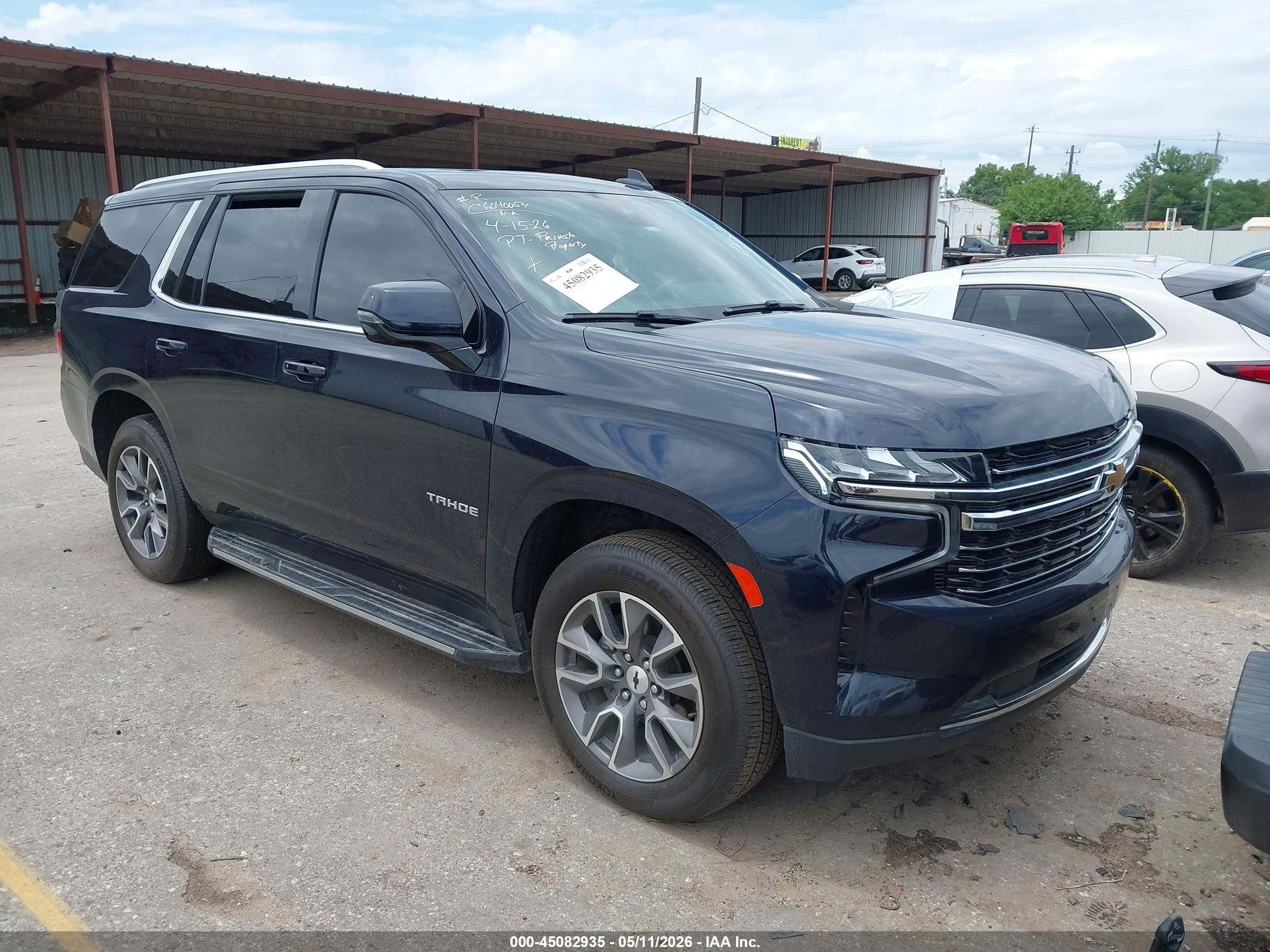 2023 Chevrolet Tahoe 2wd Lt Dark Blue vin: 1GNSCNKDXPR120575