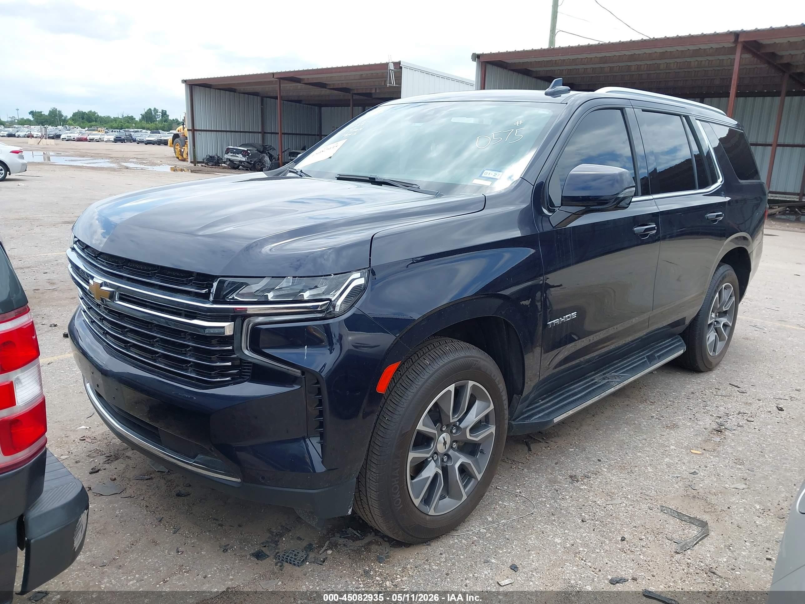 2023 Chevrolet Tahoe 2wd Lt Dark Blue vin: 1GNSCNKDXPR120575