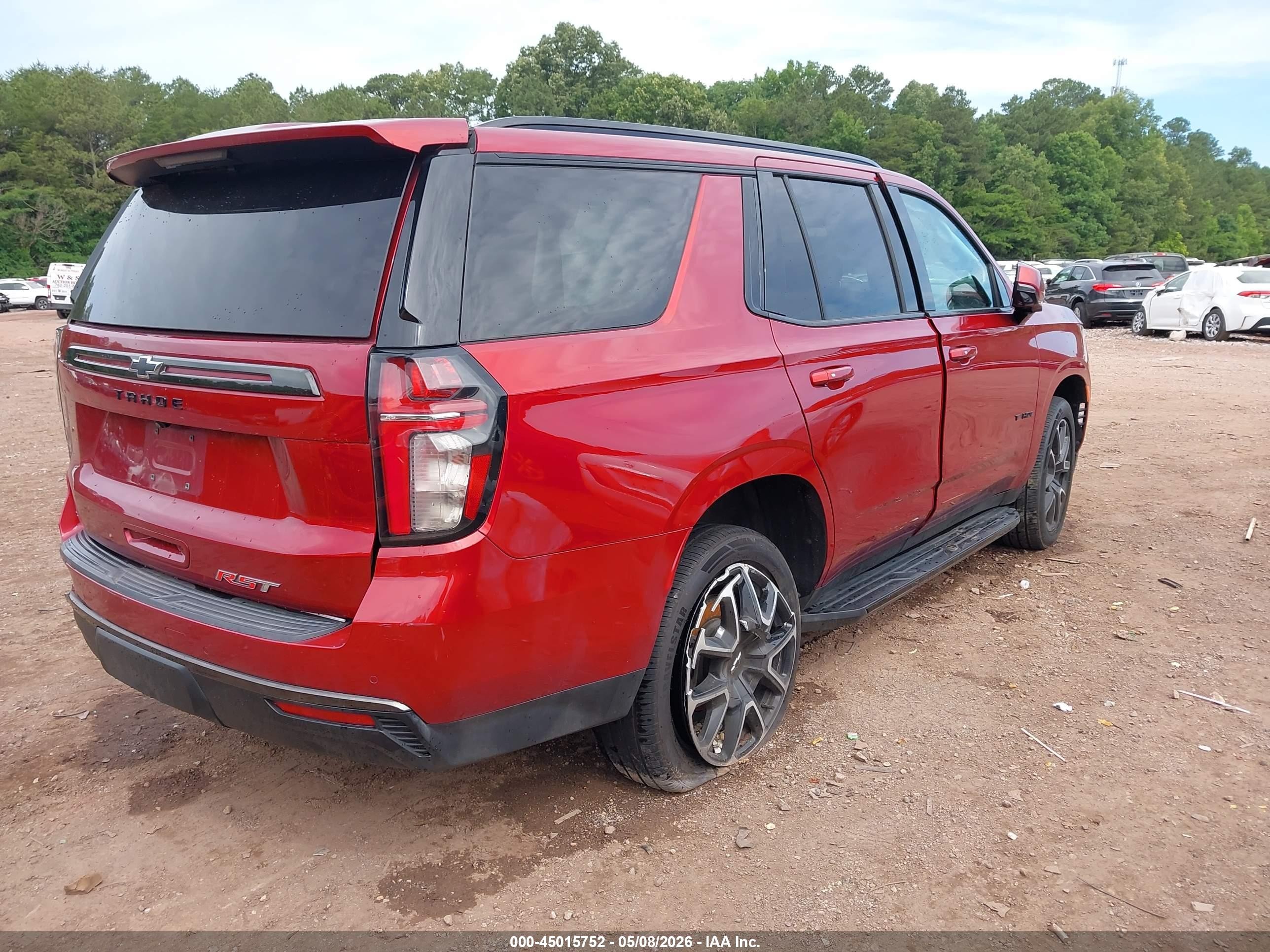 2021 Chevrolet Tahoe 2wd Rst Красный vin: 1GNSCRKD6MR241705