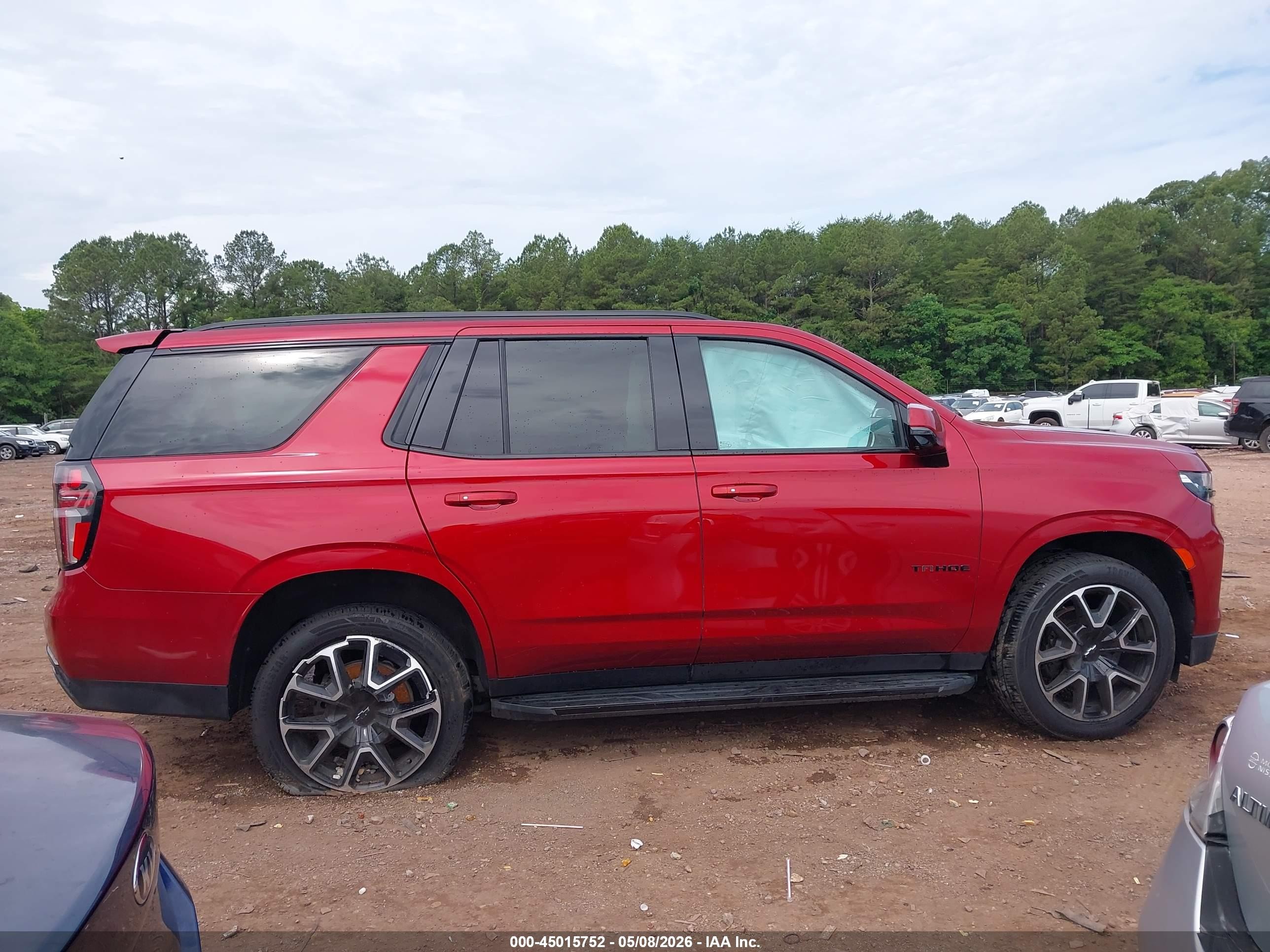 2021 Chevrolet Tahoe 2wd Rst Красный vin: 1GNSCRKD6MR241705
