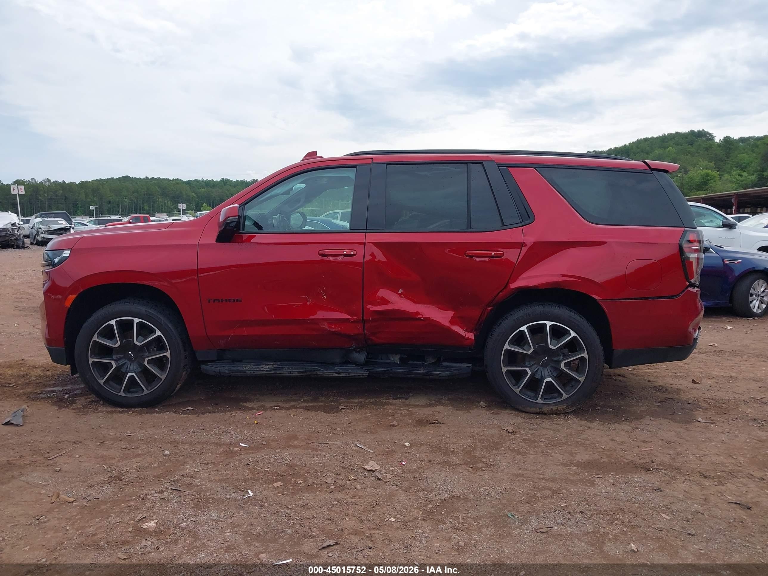 2021 Chevrolet Tahoe 2wd Rst Красный vin: 1GNSCRKD6MR241705