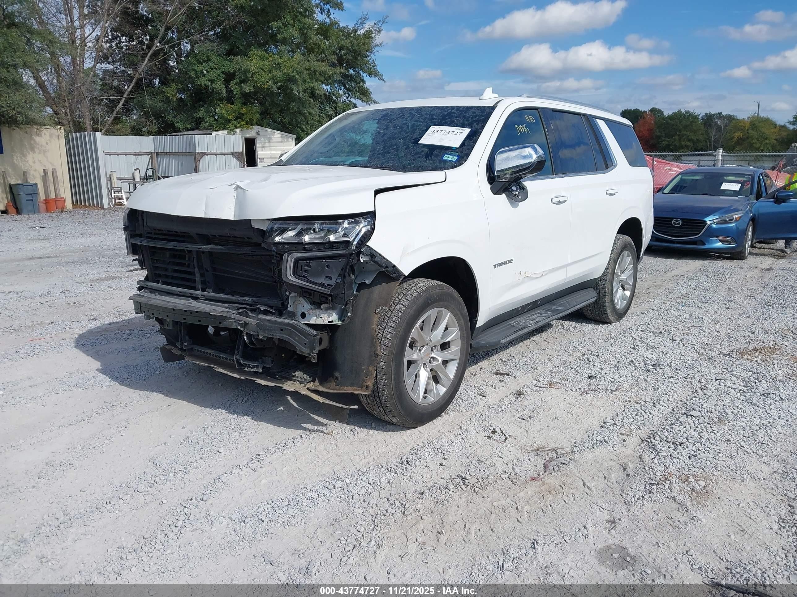 2024 Chevrolet Tahoe 2wd Premier White vin: 1GNSCSKDXRR306652