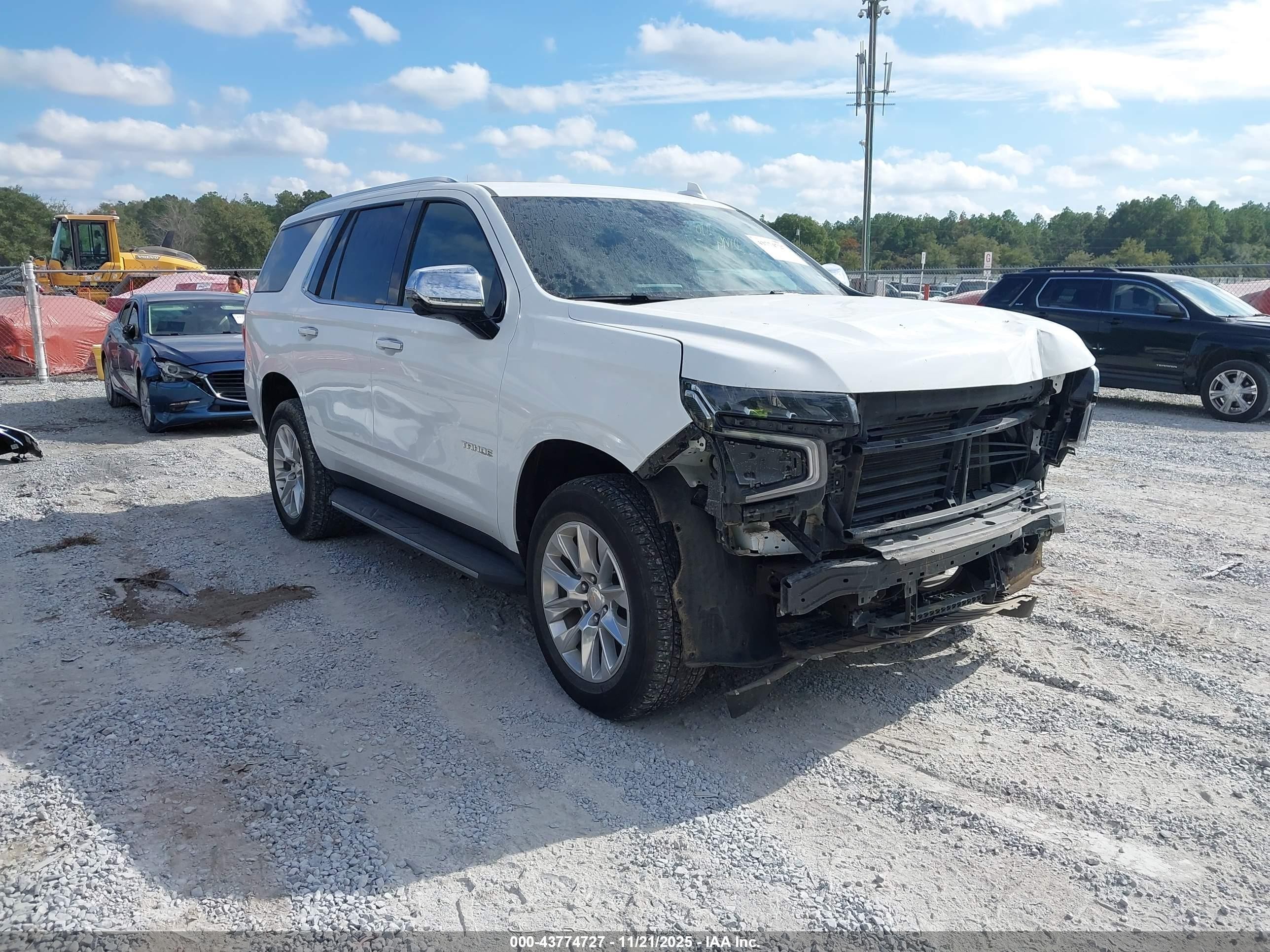 2024 Chevrolet Tahoe 2wd Premier White vin: 1GNSCSKDXRR306652