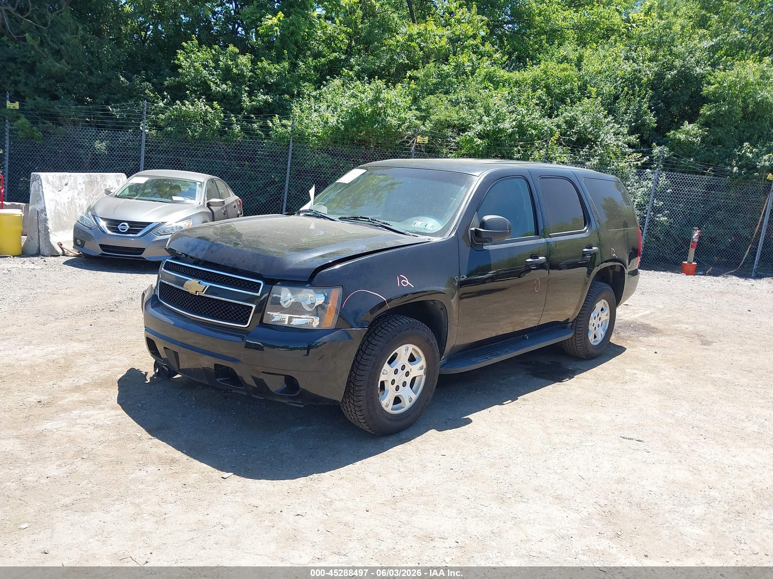 2013 Chevrolet Tahoe Commercial Fleet Black vin: 1GNSK2E02DR291391