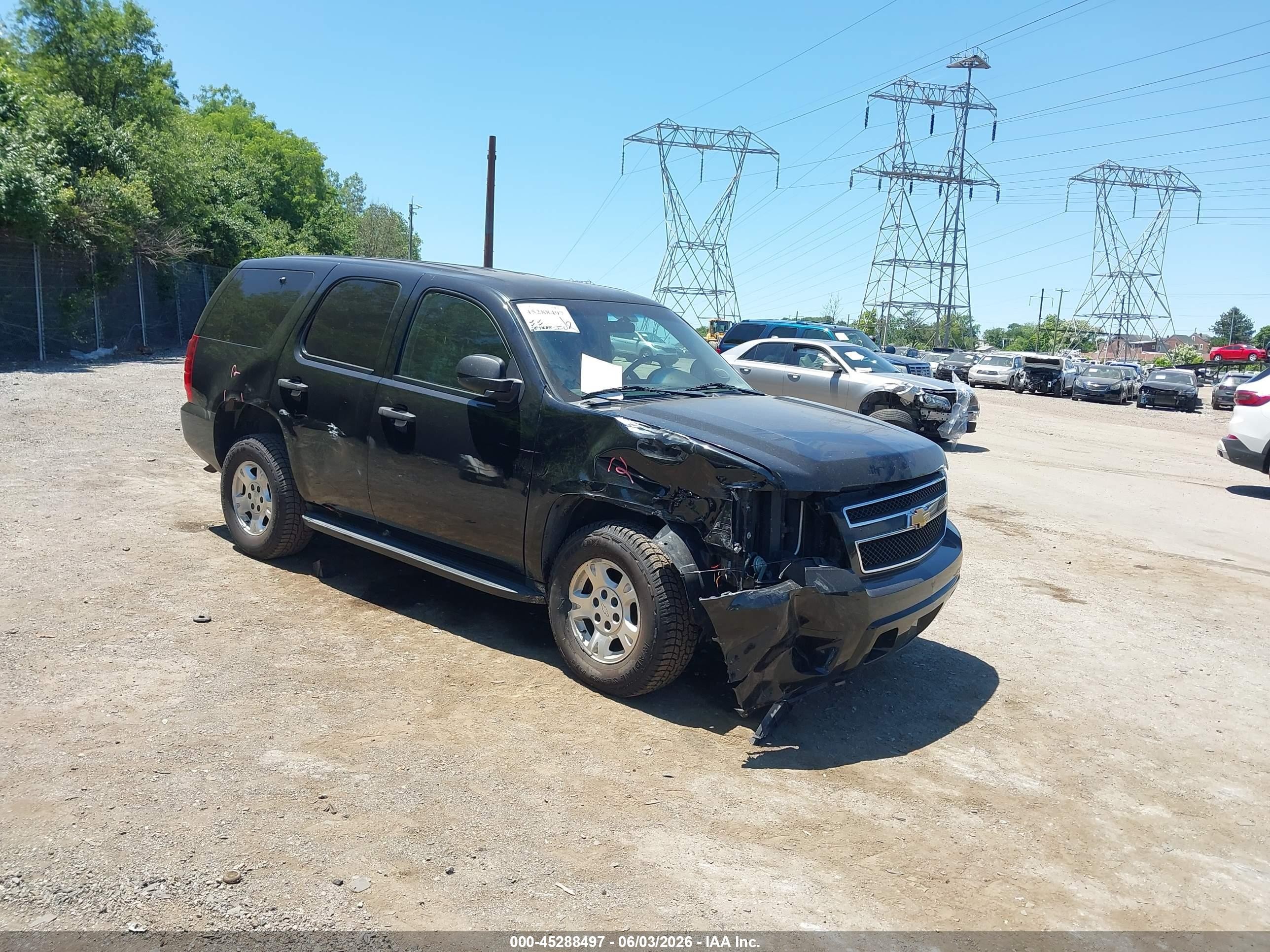 2013 Chevrolet Tahoe Commercial Fleet Black vin: 1GNSK2E02DR291391