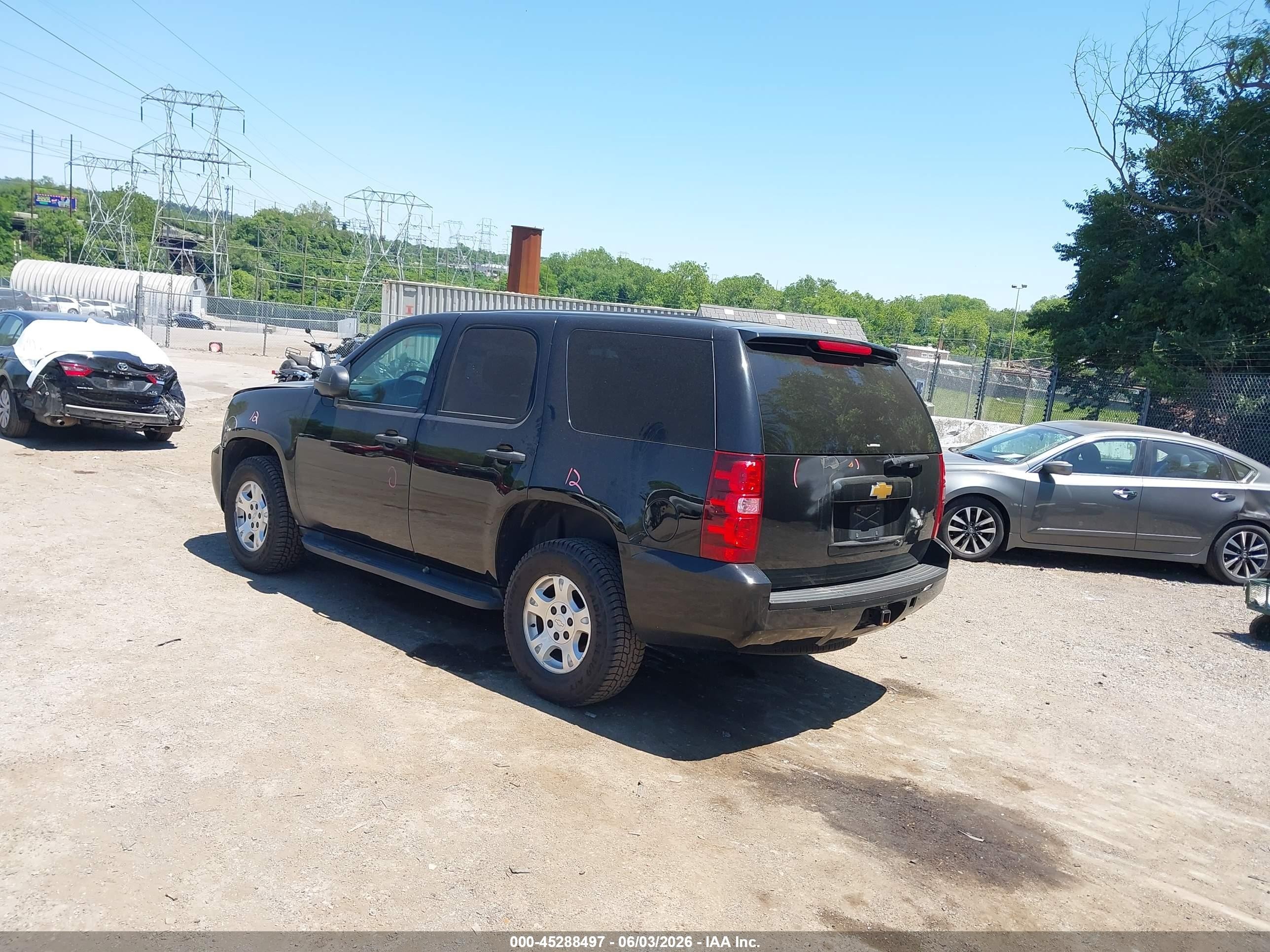 2013 Chevrolet Tahoe Commercial Fleet Black vin: 1GNSK2E02DR291391