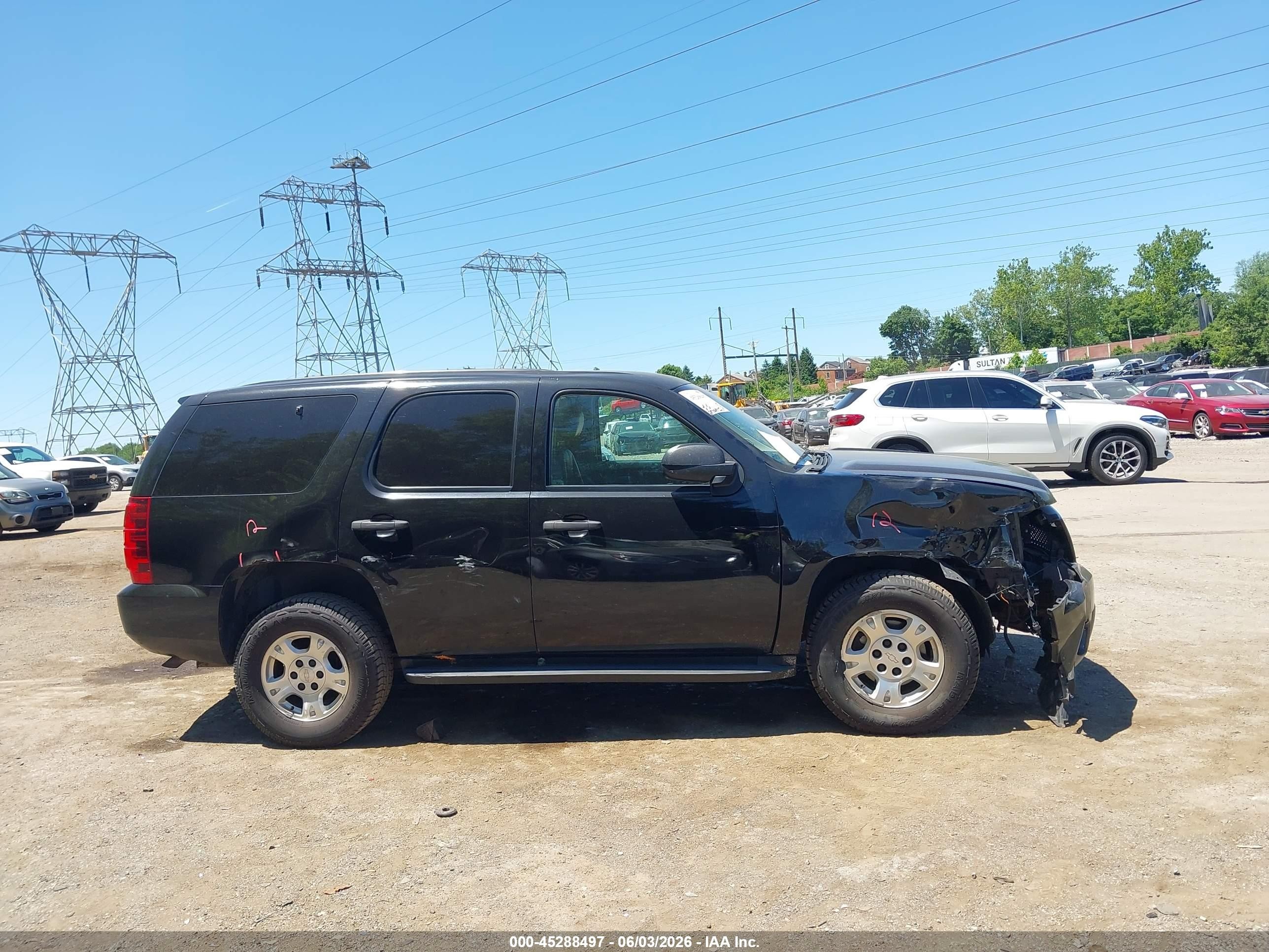 2013 Chevrolet Tahoe Commercial Fleet Black vin: 1GNSK2E02DR291391