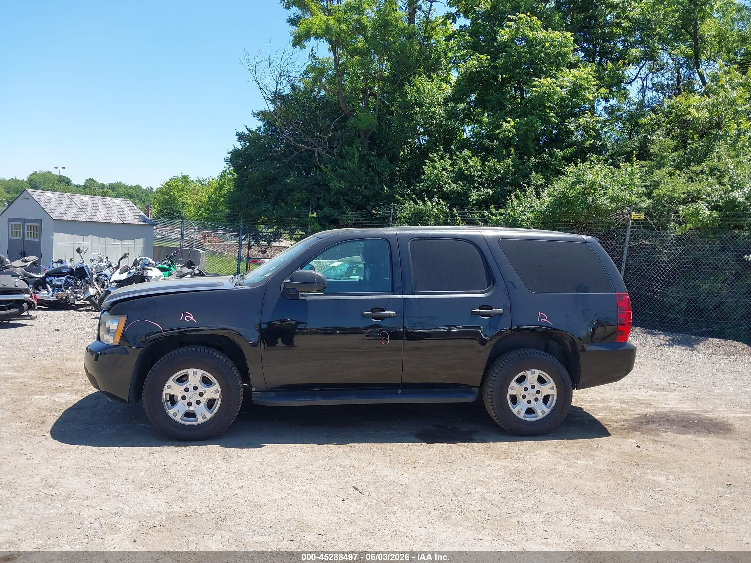 2013 Chevrolet Tahoe Commercial Fleet Black vin: 1GNSK2E02DR291391