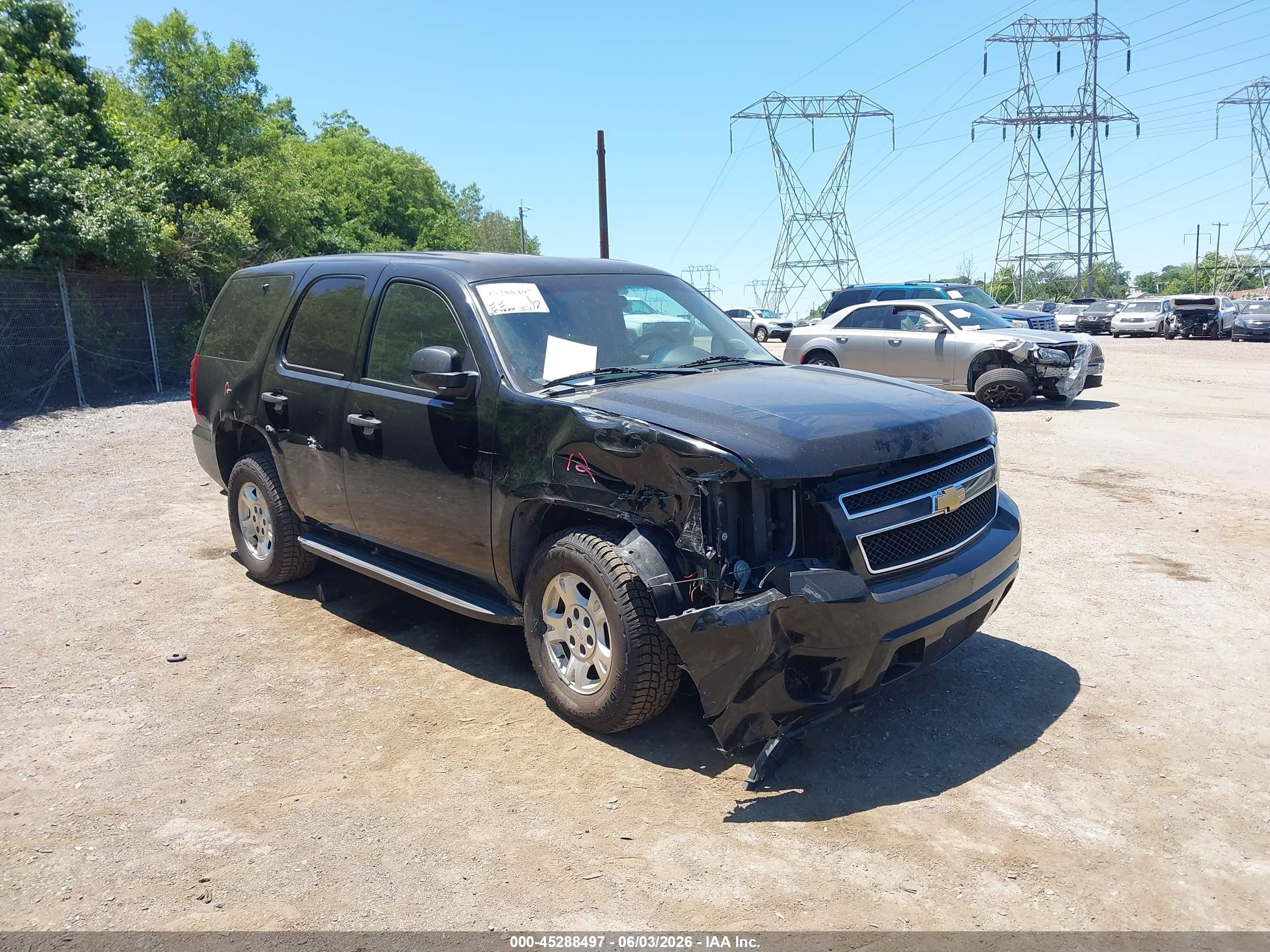 2013 Chevrolet Tahoe Commercial Fleet Black vin: 1GNSK2E02DR291391