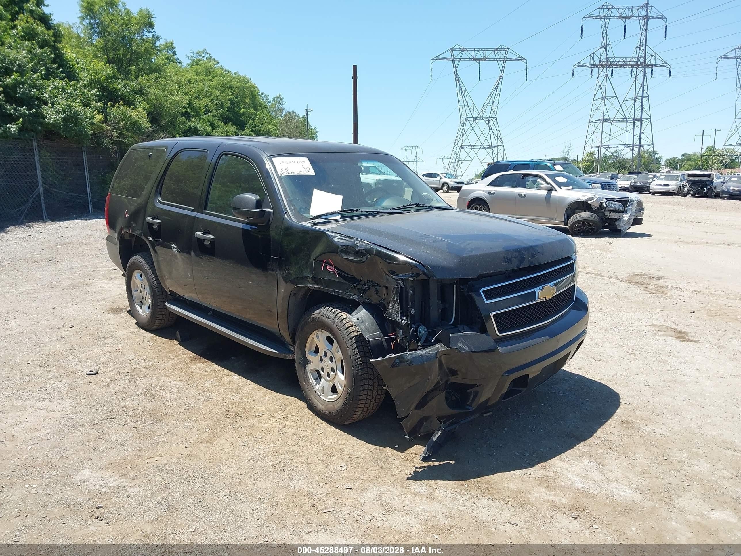 2013 Chevrolet Tahoe Commercial Fleet Black vin: 1GNSK2E02DR291391