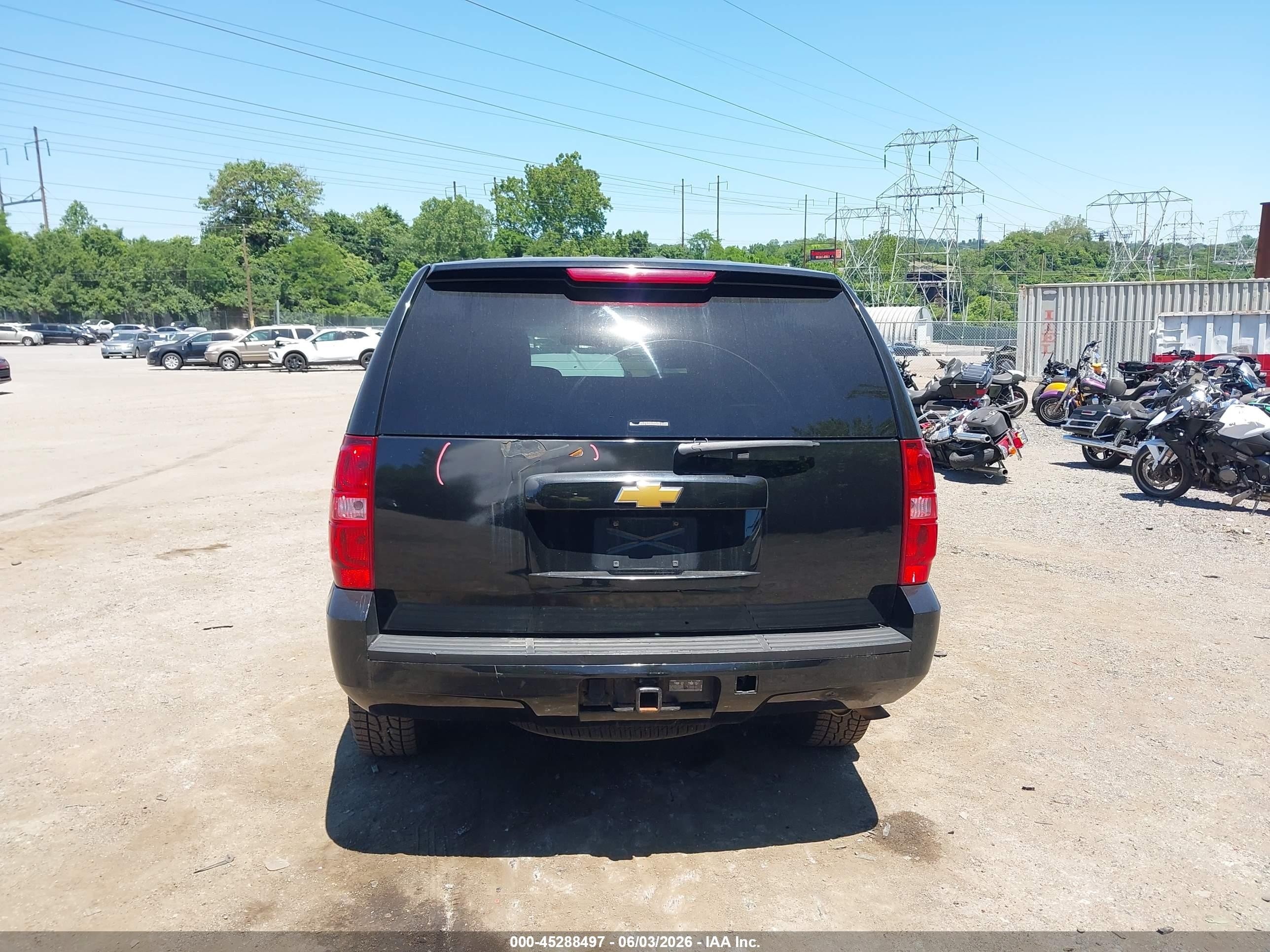 2013 Chevrolet Tahoe Commercial Fleet Black vin: 1GNSK2E02DR291391