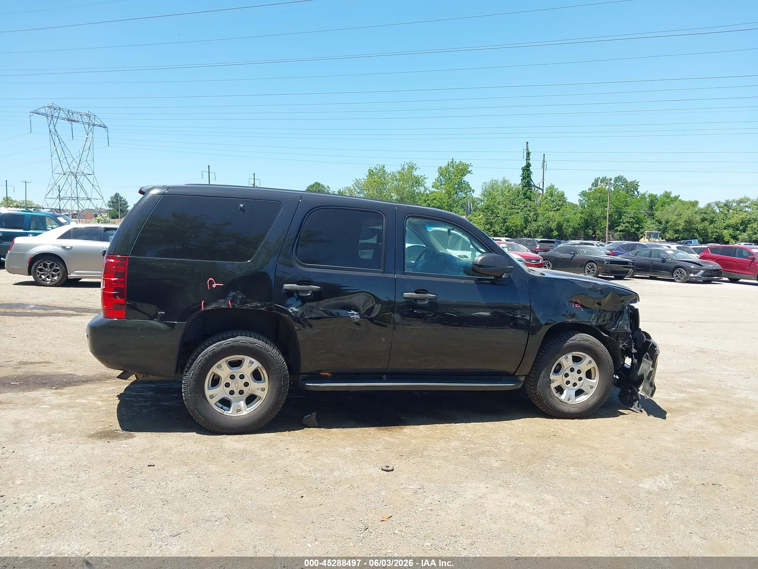 2013 Chevrolet Tahoe Commercial Fleet Black vin: 1GNSK2E02DR291391