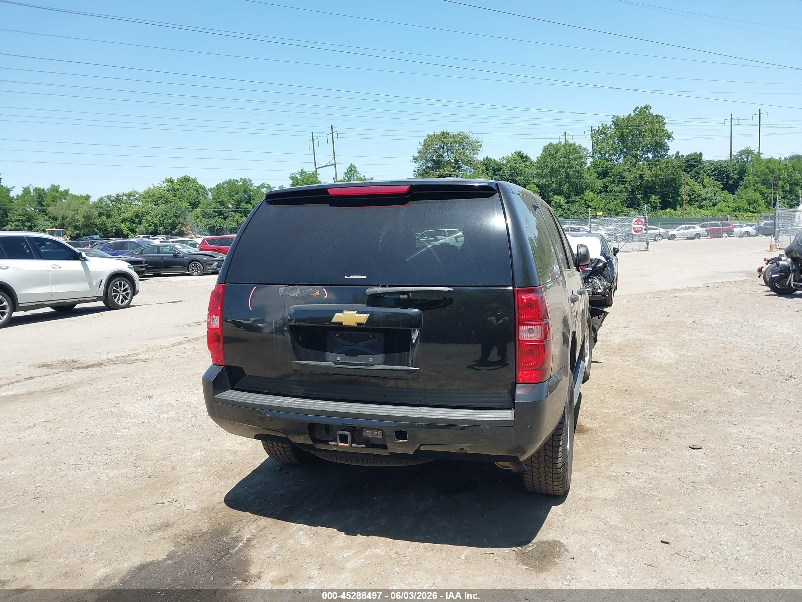 2013 Chevrolet Tahoe Commercial Fleet Black vin: 1GNSK2E02DR291391