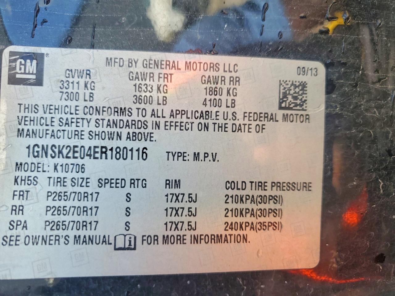 2014 Chevrolet Tahoe Special Black vin: 1GNSK2E04ER180116