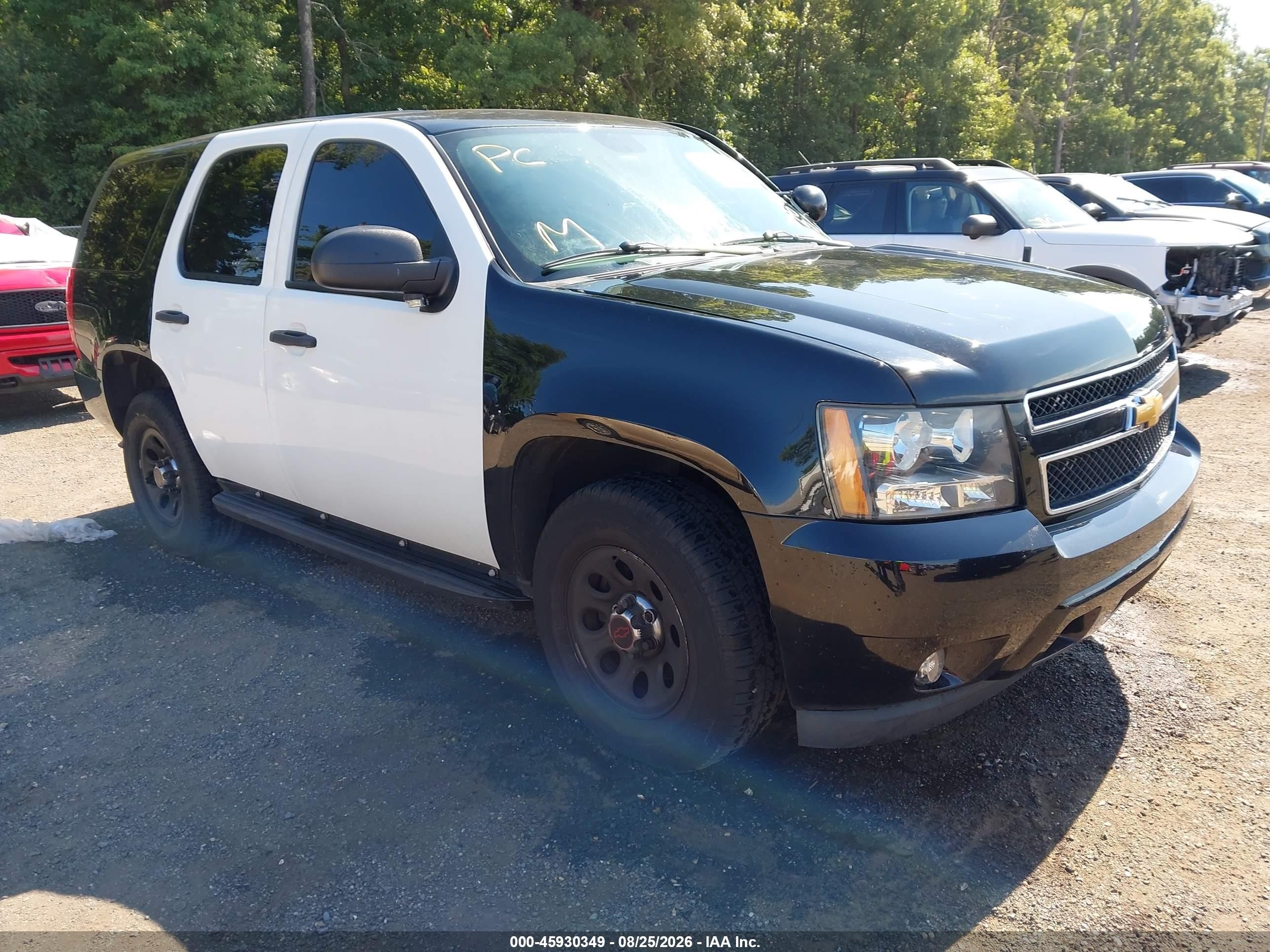 2014 Chevrolet Tahoe Commercial Black vin: 1GNSK2E06ER196916