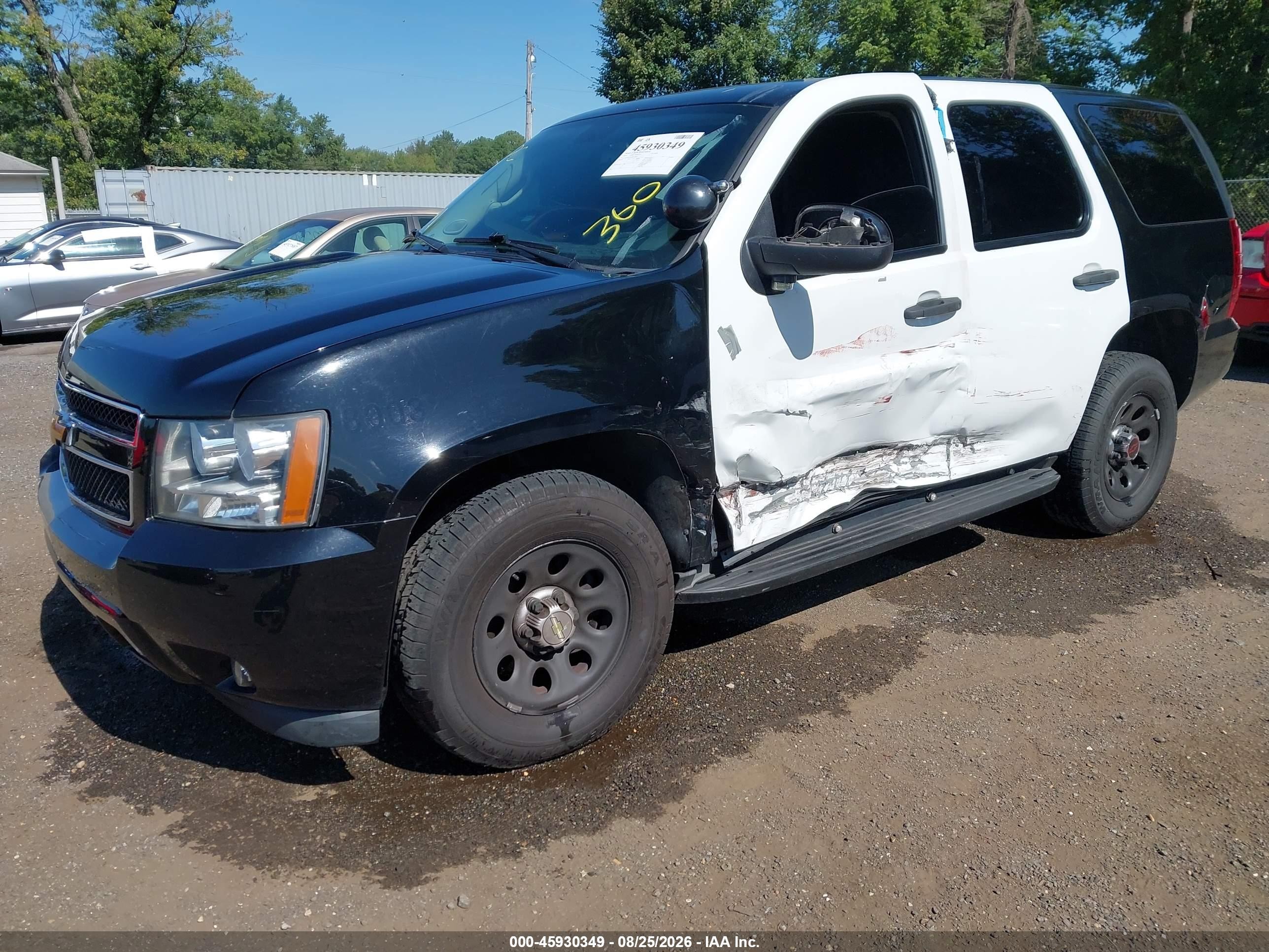 2014 Chevrolet Tahoe Commercial Black vin: 1GNSK2E06ER196916