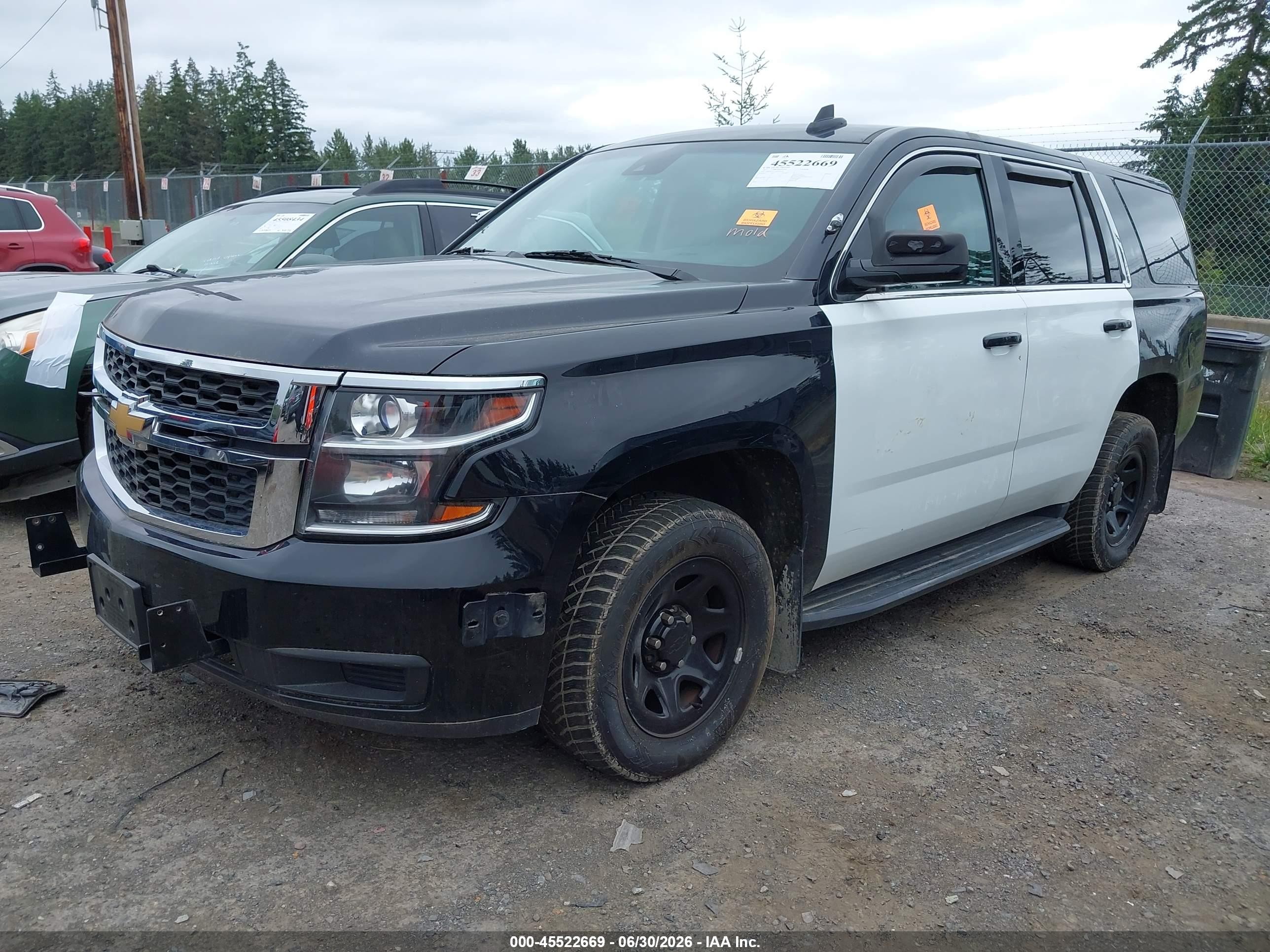 2015 Chevrolet Tahoe Commercial Fleet Black vin: 1GNSK2EC1FR704558