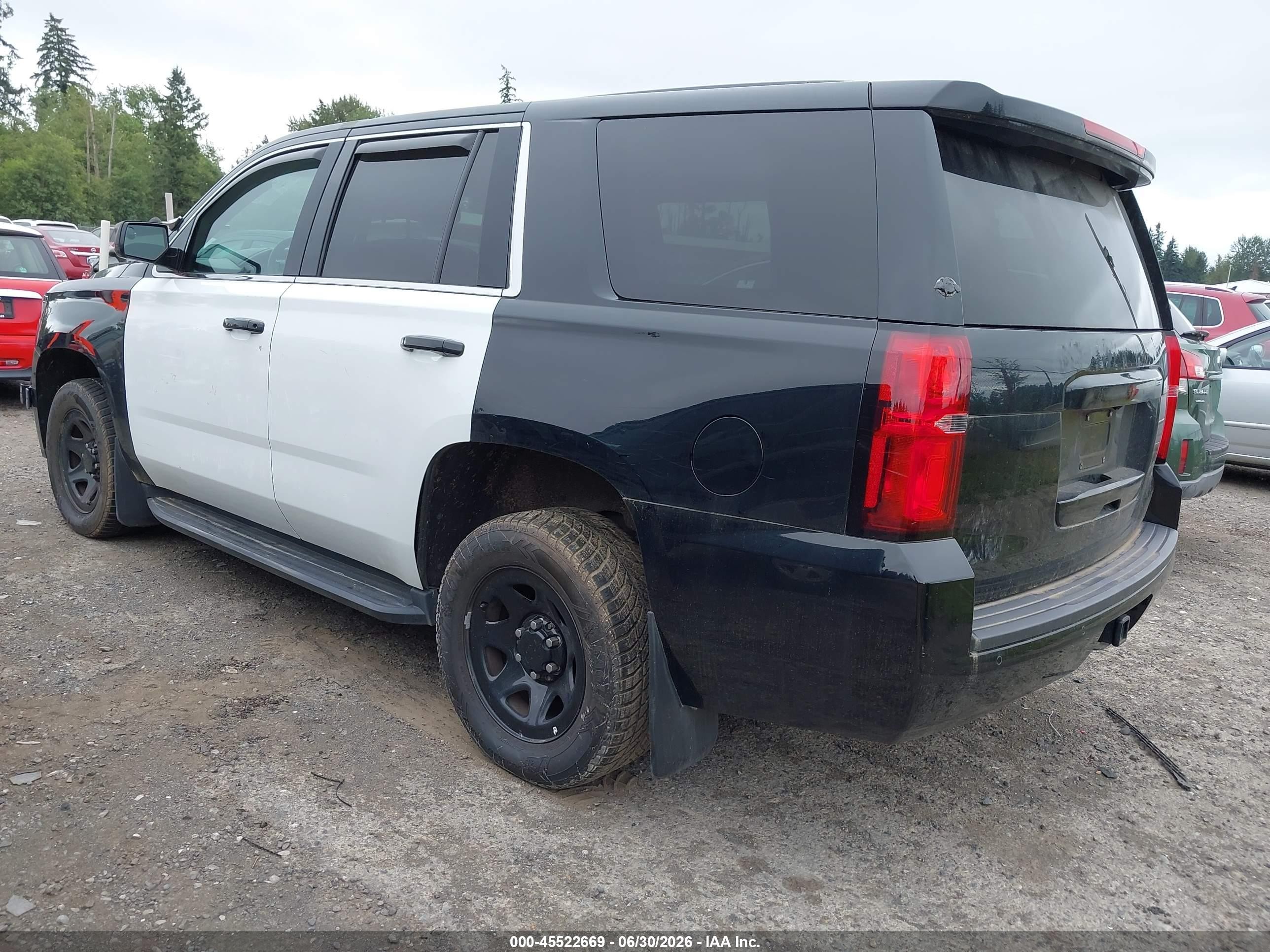 2015 Chevrolet Tahoe Commercial Fleet Black vin: 1GNSK2EC1FR704558