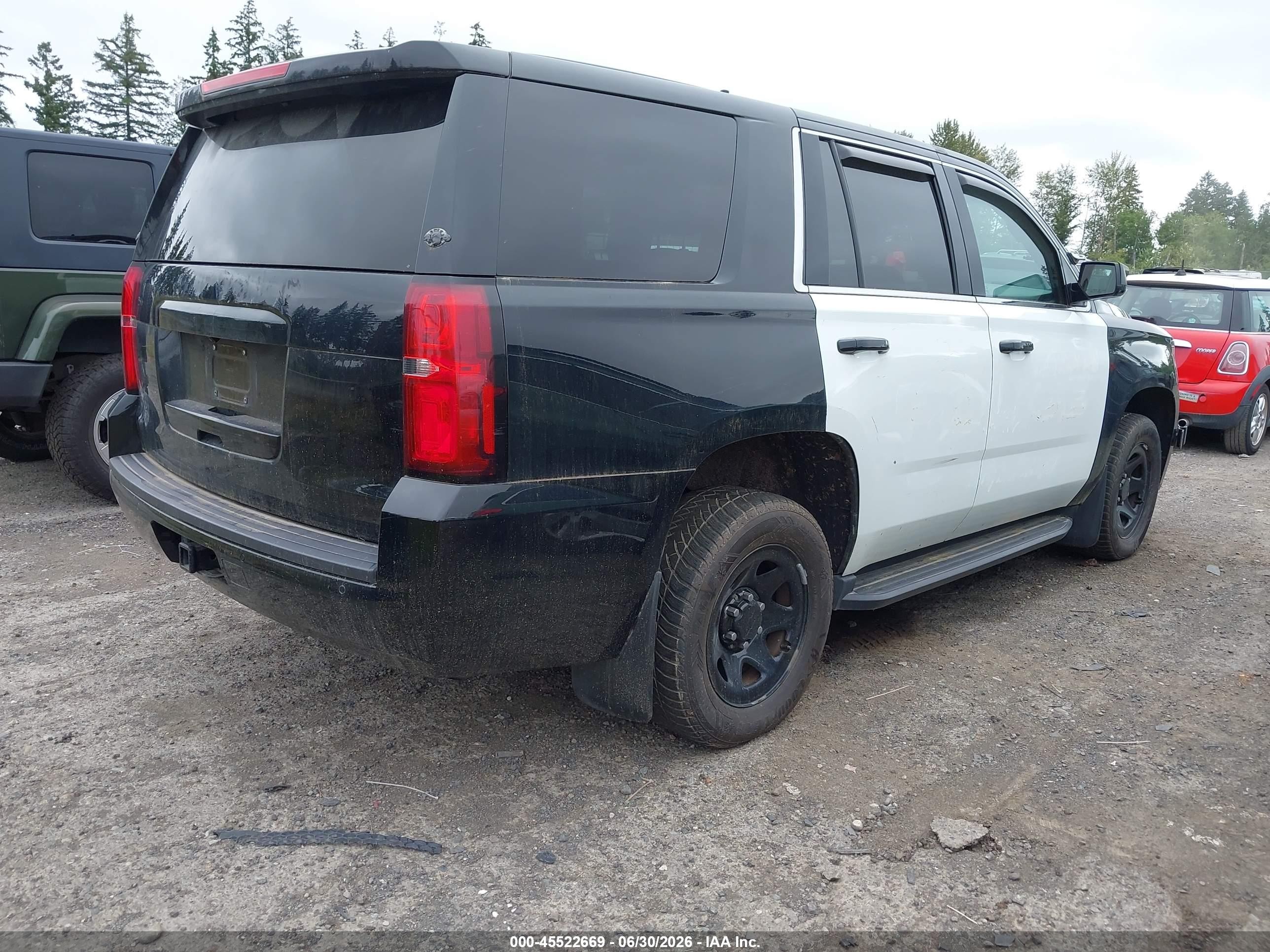 2015 Chevrolet Tahoe Commercial Fleet Black vin: 1GNSK2EC1FR704558