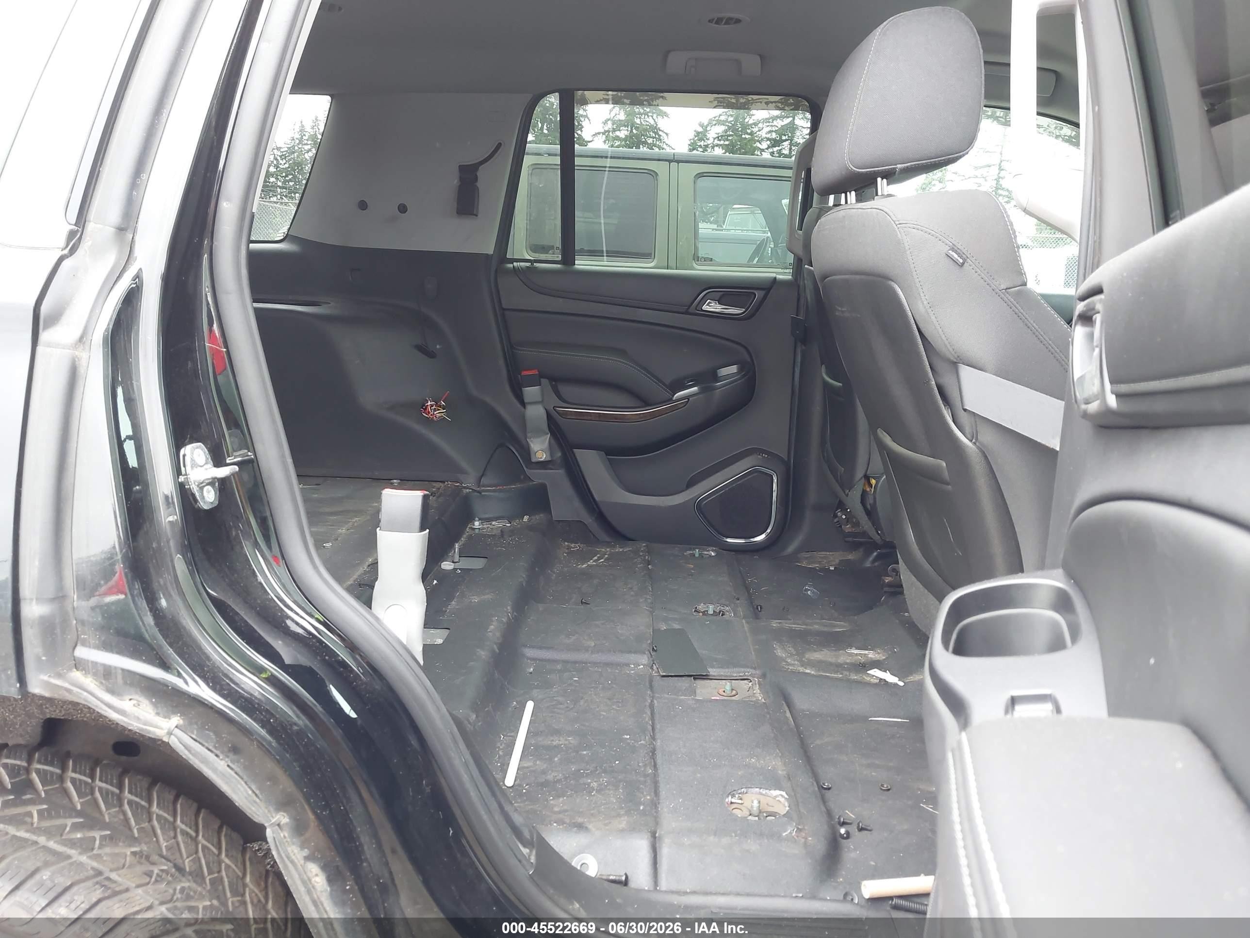 2015 Chevrolet Tahoe Commercial Fleet Black vin: 1GNSK2EC1FR704558