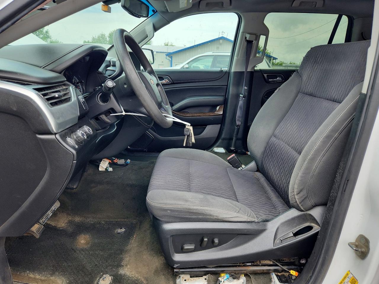 2015 Chevrolet Tahoe Police White vin: 1GNSK2EC3FR631046